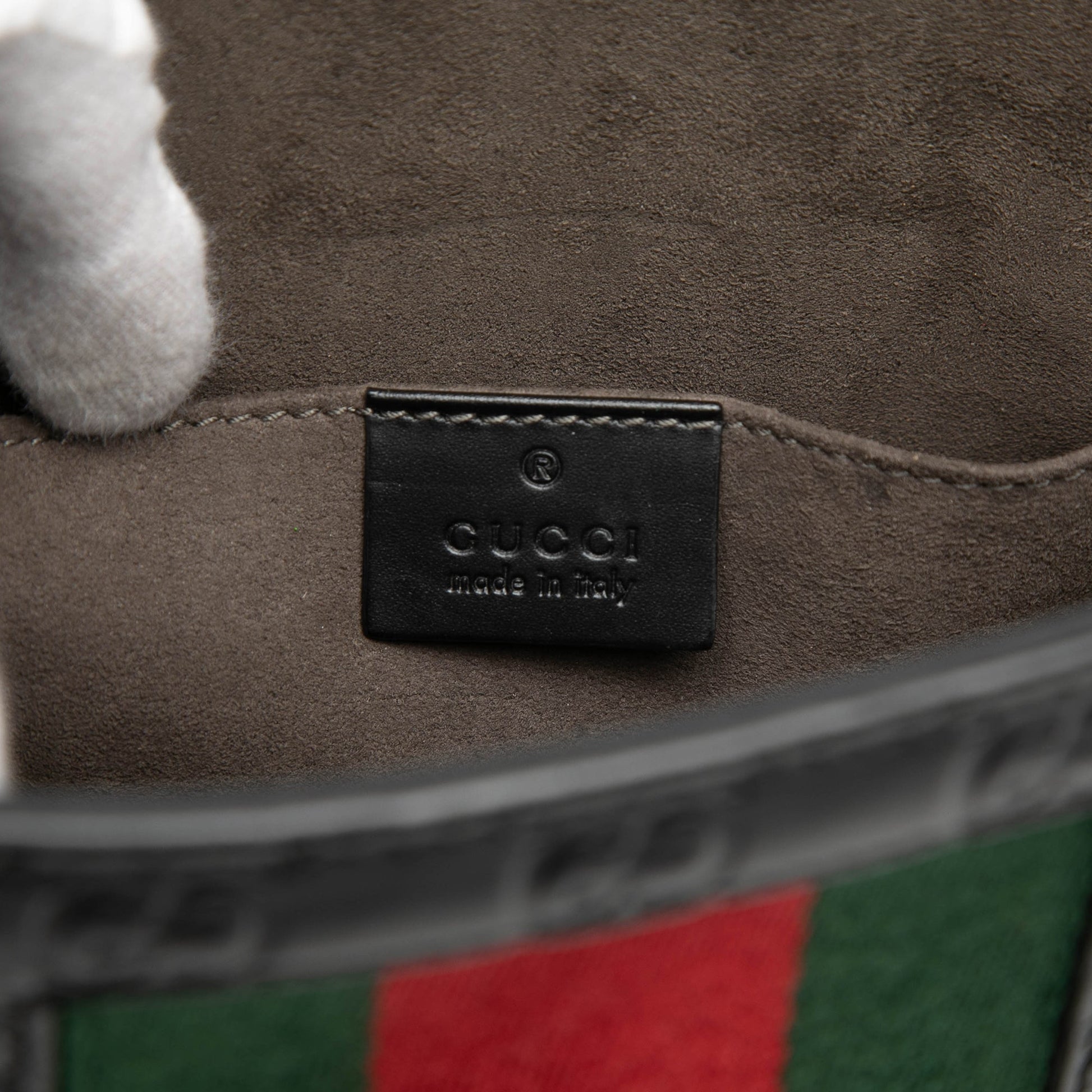 Gucci Guccissima Web Clutch