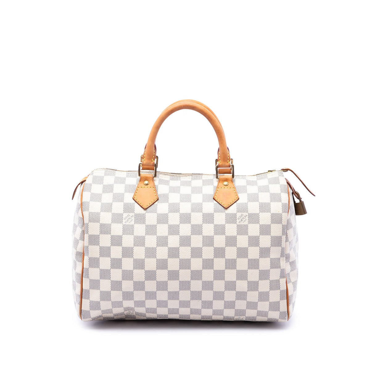 Louis Vuitton Damier Azur Speedy 30 — White