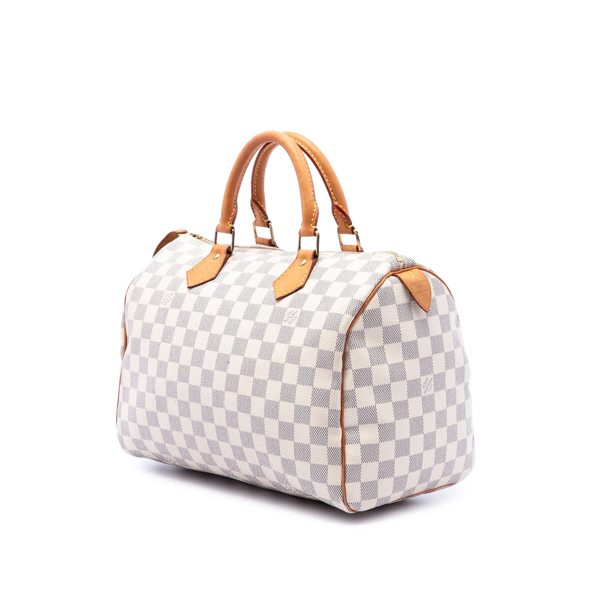Louis Vuitton Damier Azur Speedy 30 — White