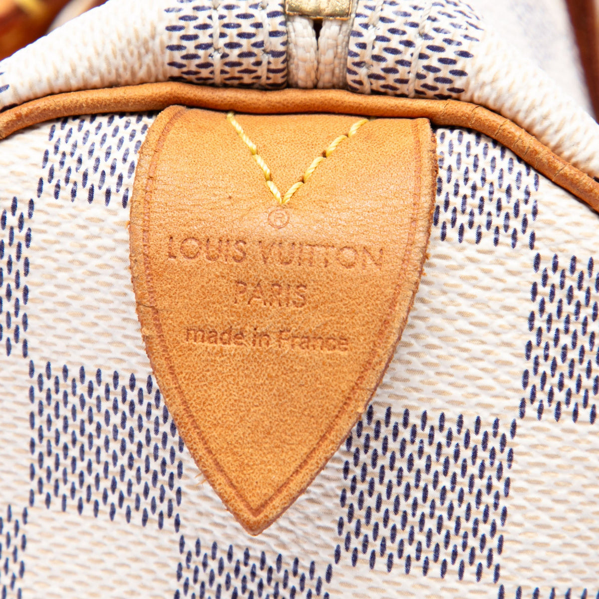 Louis Vuitton Damier Azur Speedy 30 — White