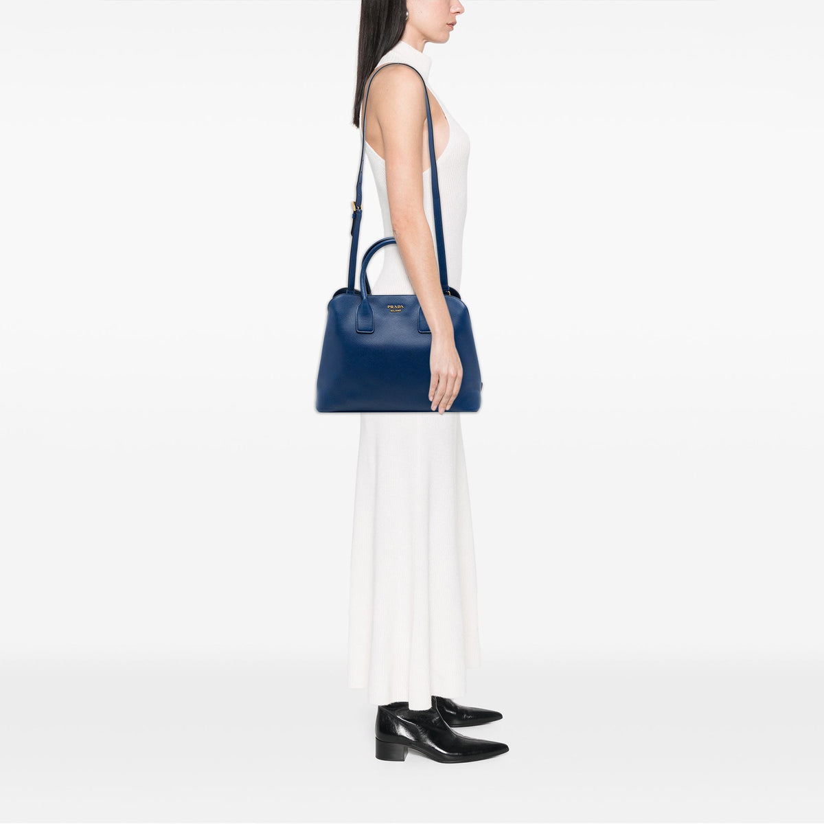 Prada Saffiano Cuir Dome Bag