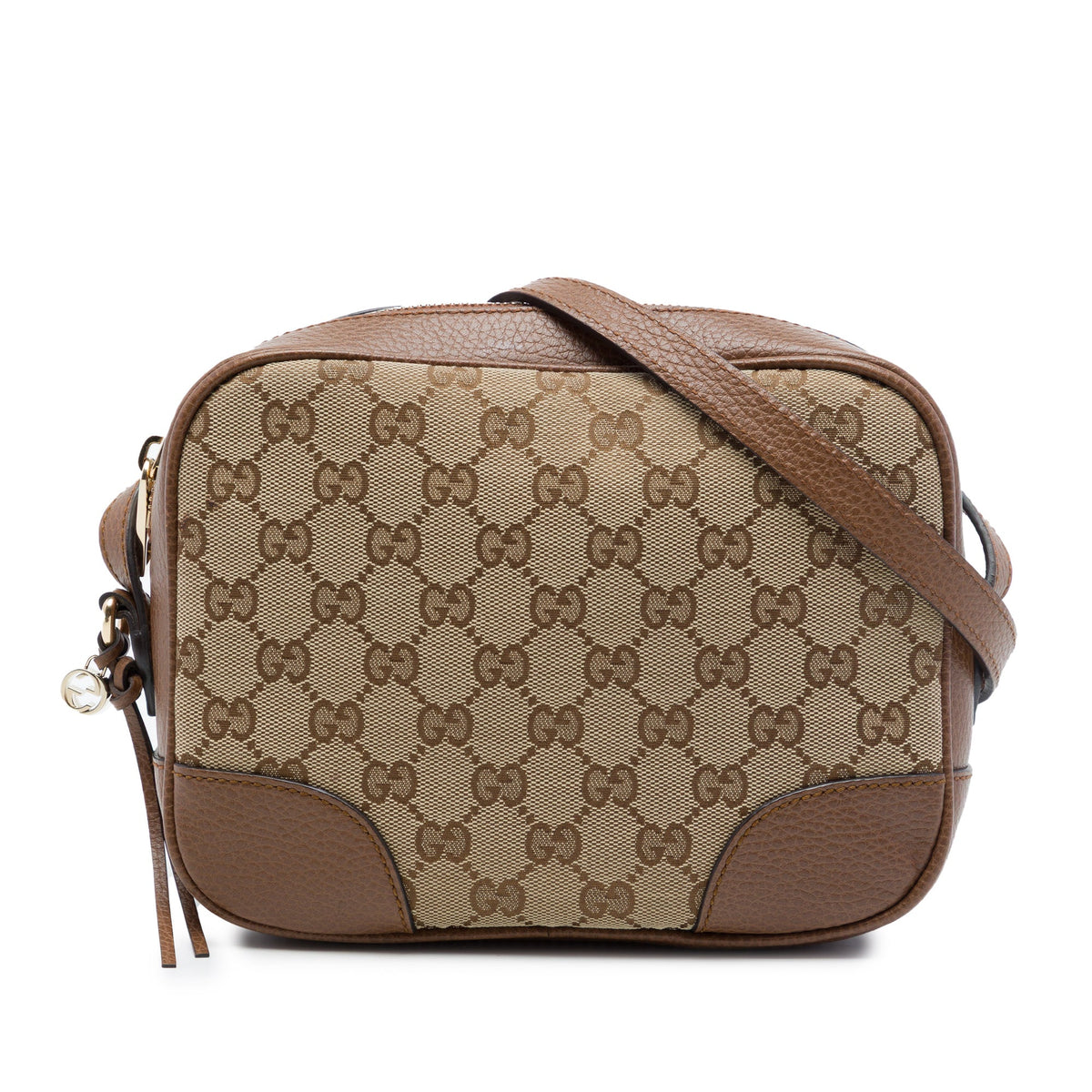 Gucci GG Canvas Bree Crossbody — Beige