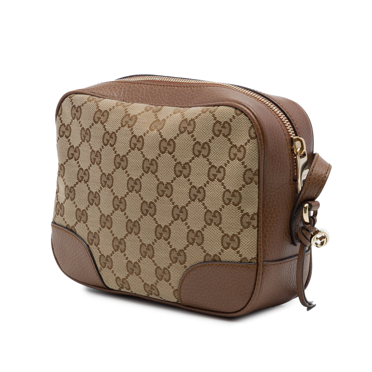 Gucci GG Canvas Bree Crossbody — Beige