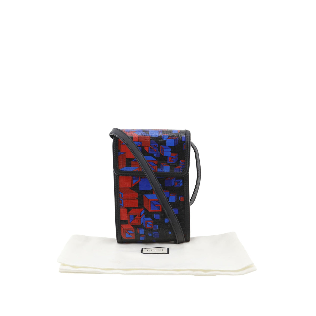 Gucci Square G Space Coated Canvas Phone Holder
