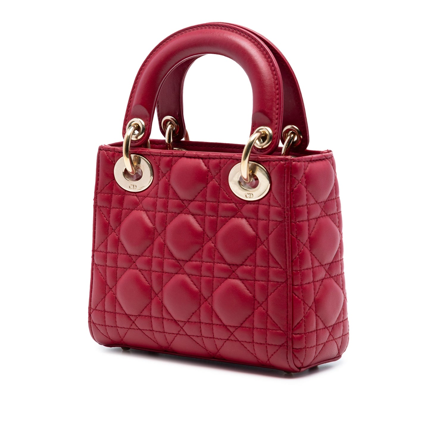 Dior Mini Lambskin Cannage Lady Dior