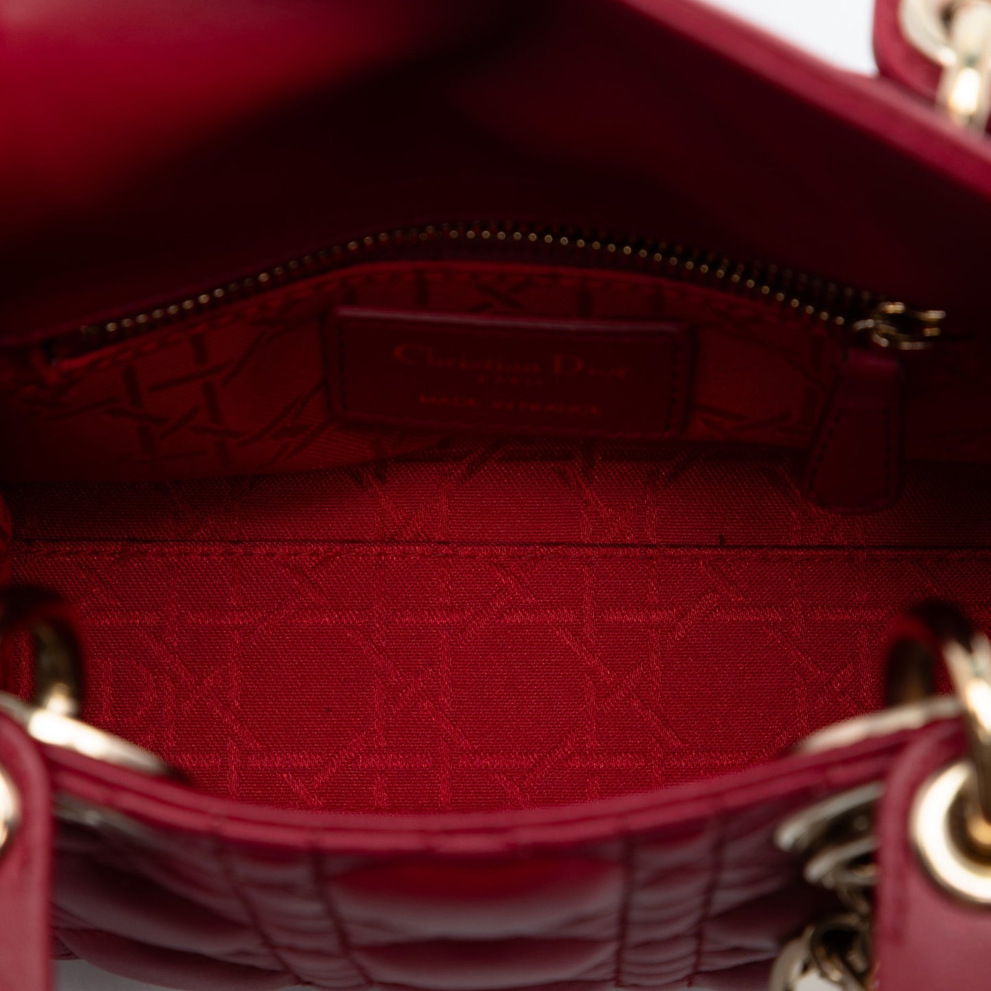 Dior Mini Lambskin Cannage Lady Dior