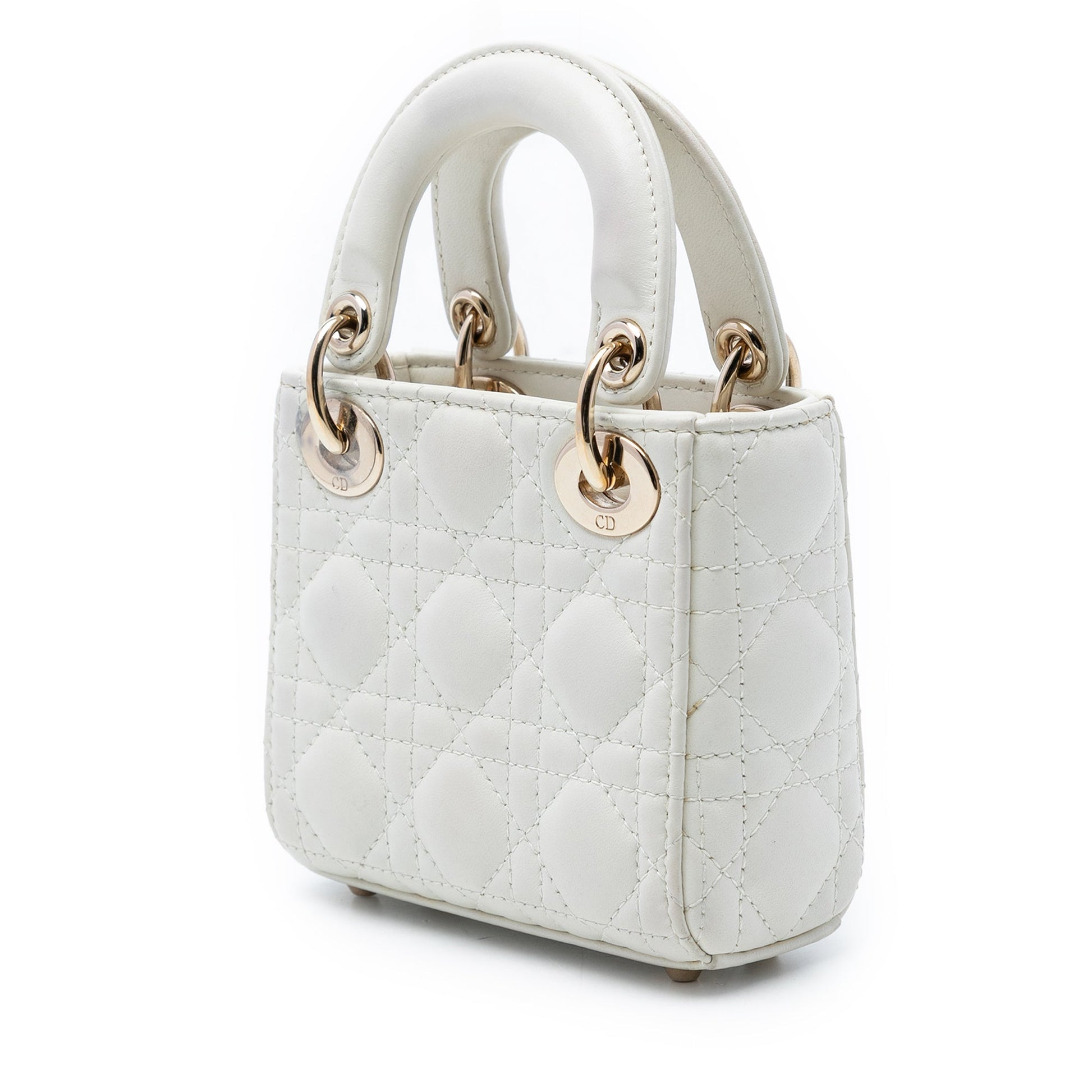 Dior Micro Lambskin Cannage Lady Dior