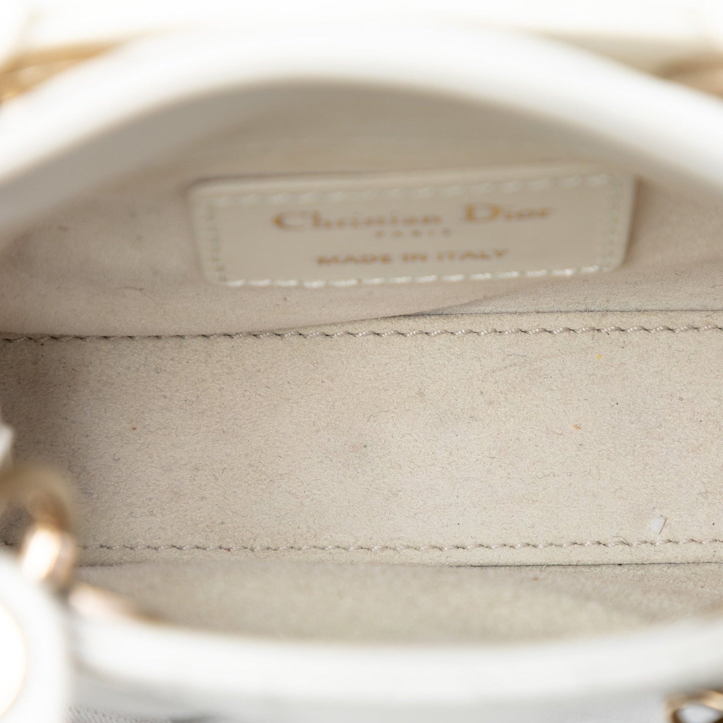 Dior Micro Lambskin Cannage Lady Dior