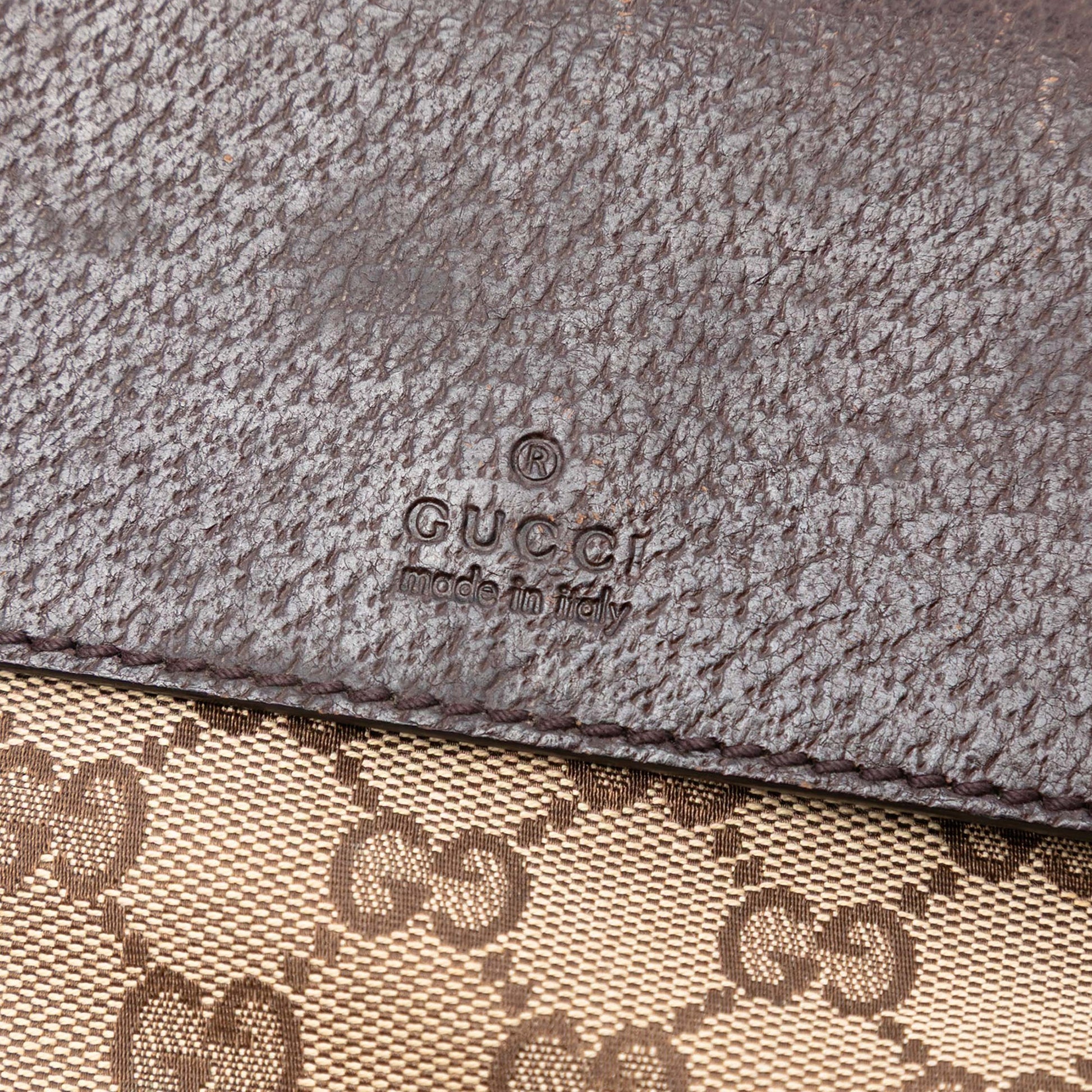 Gucci GG Canvas Web Double Pocket Crossbody