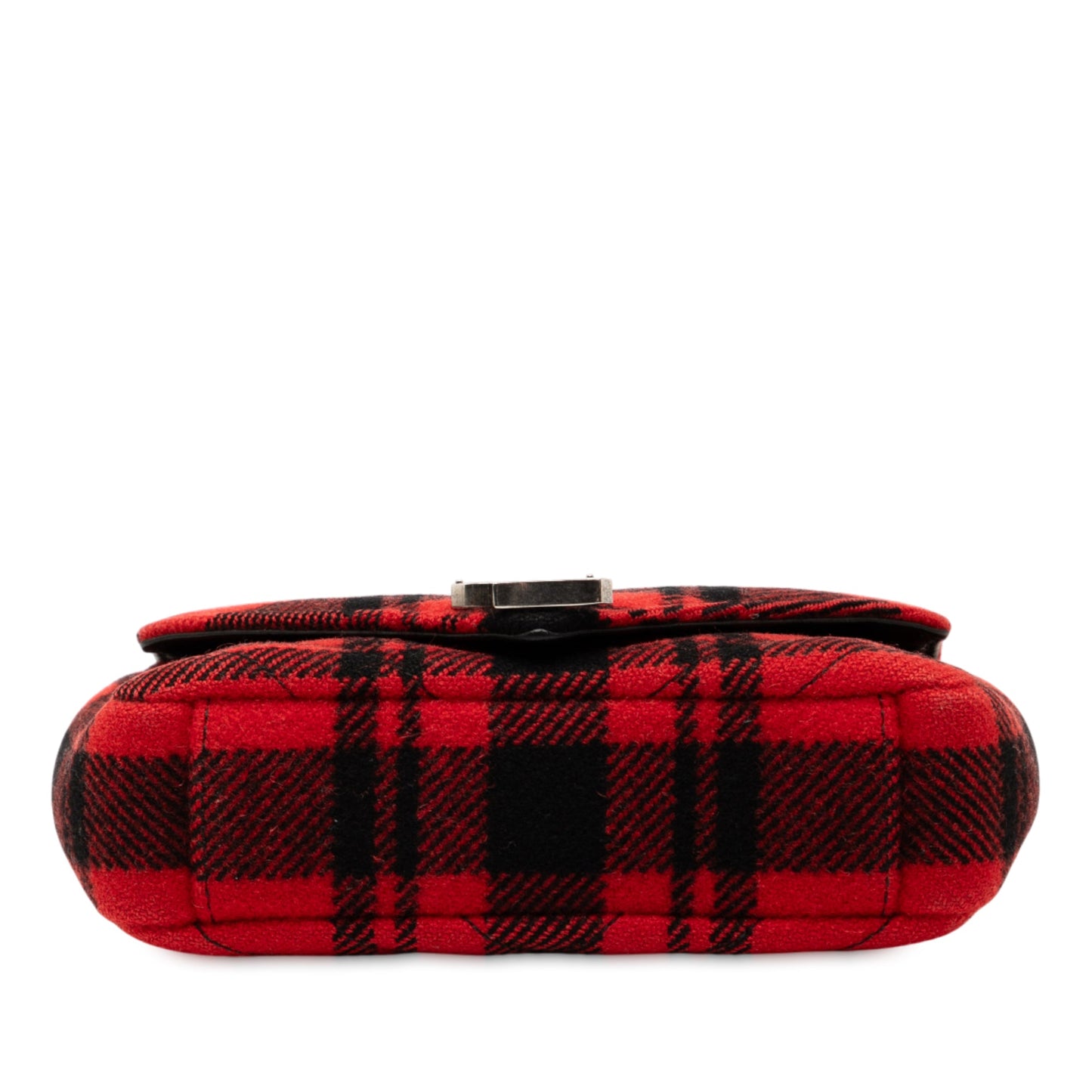 Saint Laurent Baby Chevron Tartan Wool Monogram Classic Chain Bag