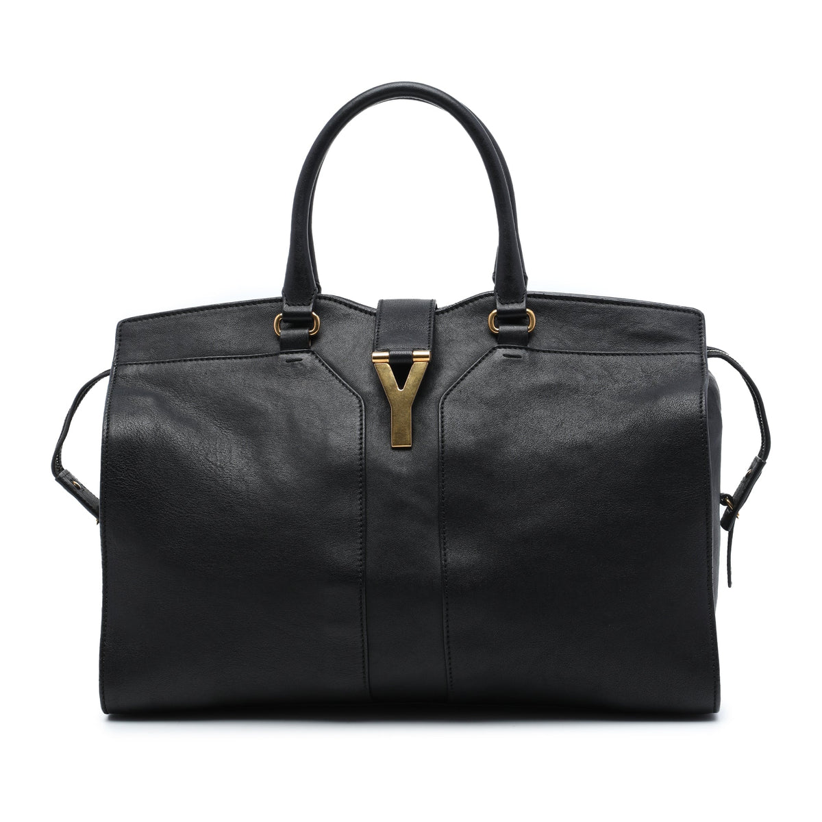 Saint Laurent Large Leather Cabas Chyc Satchel