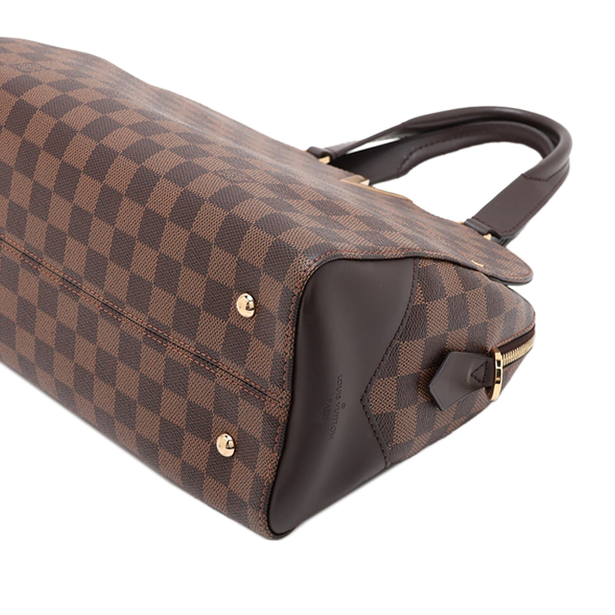 Louis Vuitton Damier Ebene Kensington Bowling — Brown