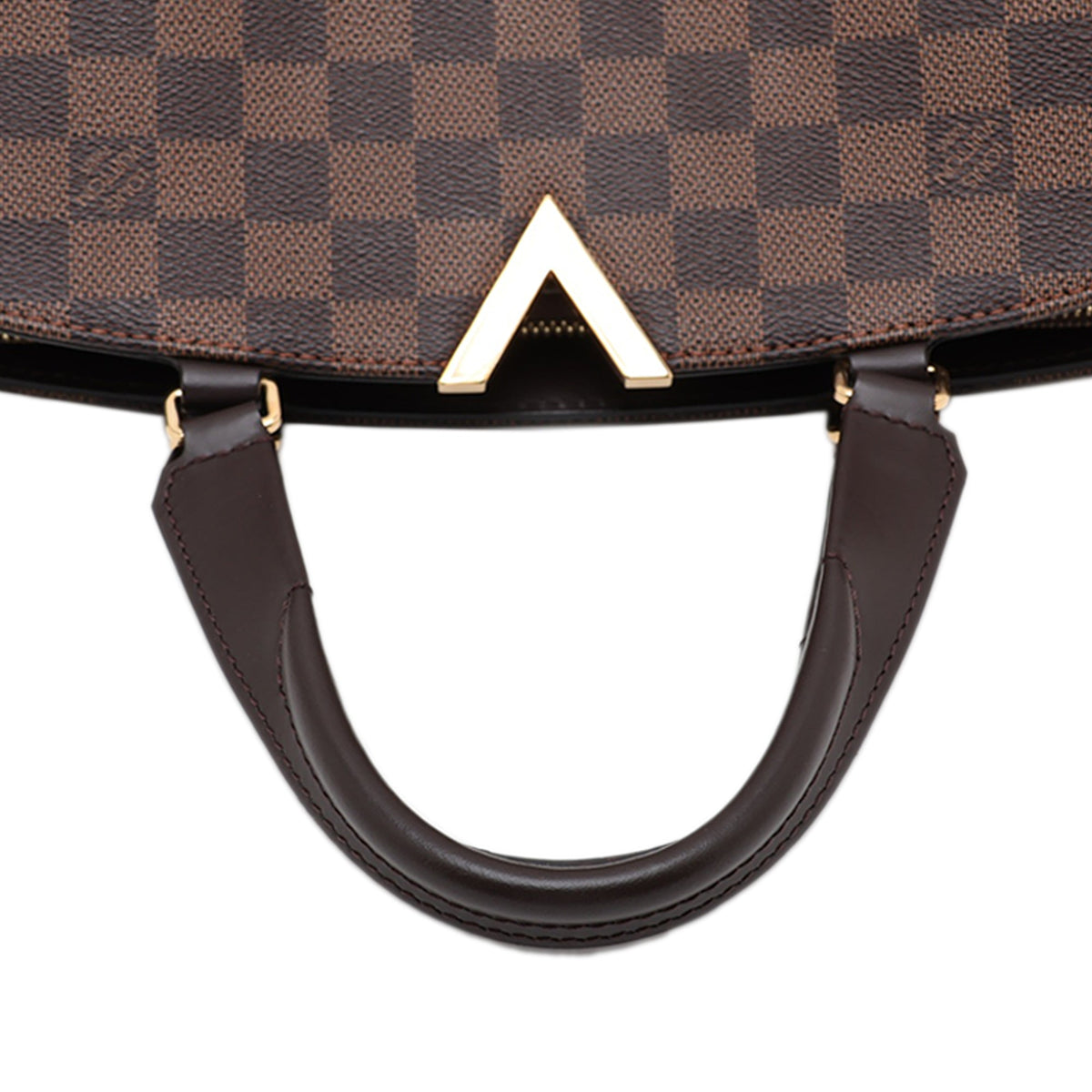 Louis Vuitton Damier Ebene Kensington Bowling — Brown
