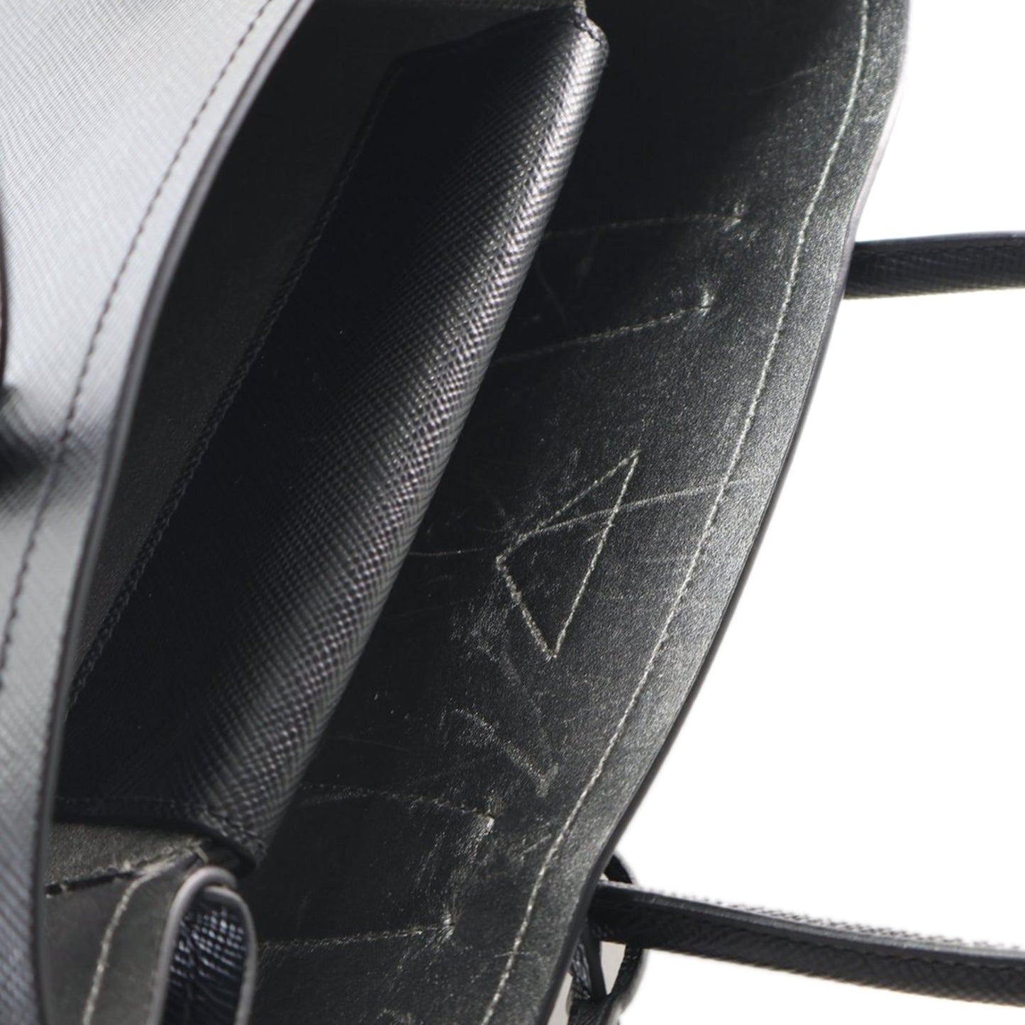 Prada Medium Saffiano Cuir Double Satchel