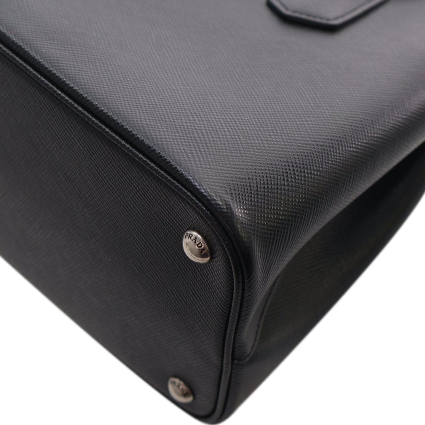 Prada Medium Saffiano Cuir Double Satchel