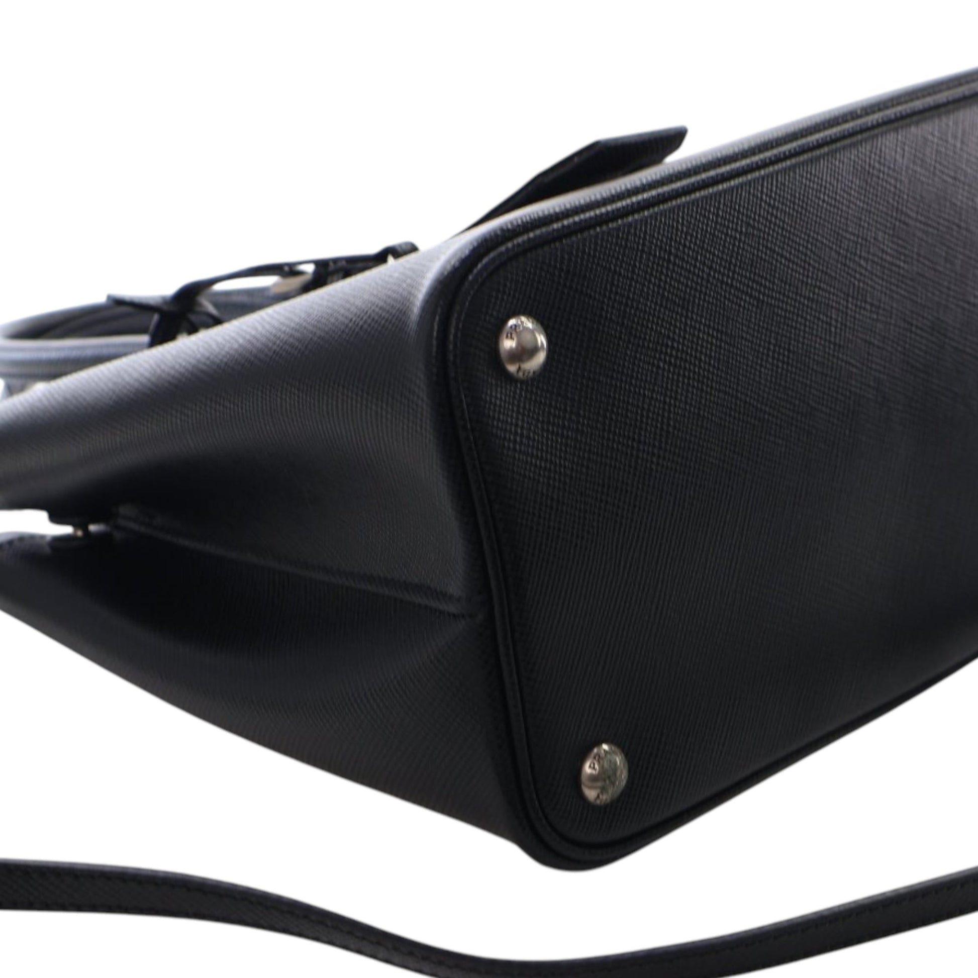 Prada Medium Saffiano Cuir Double Satchel