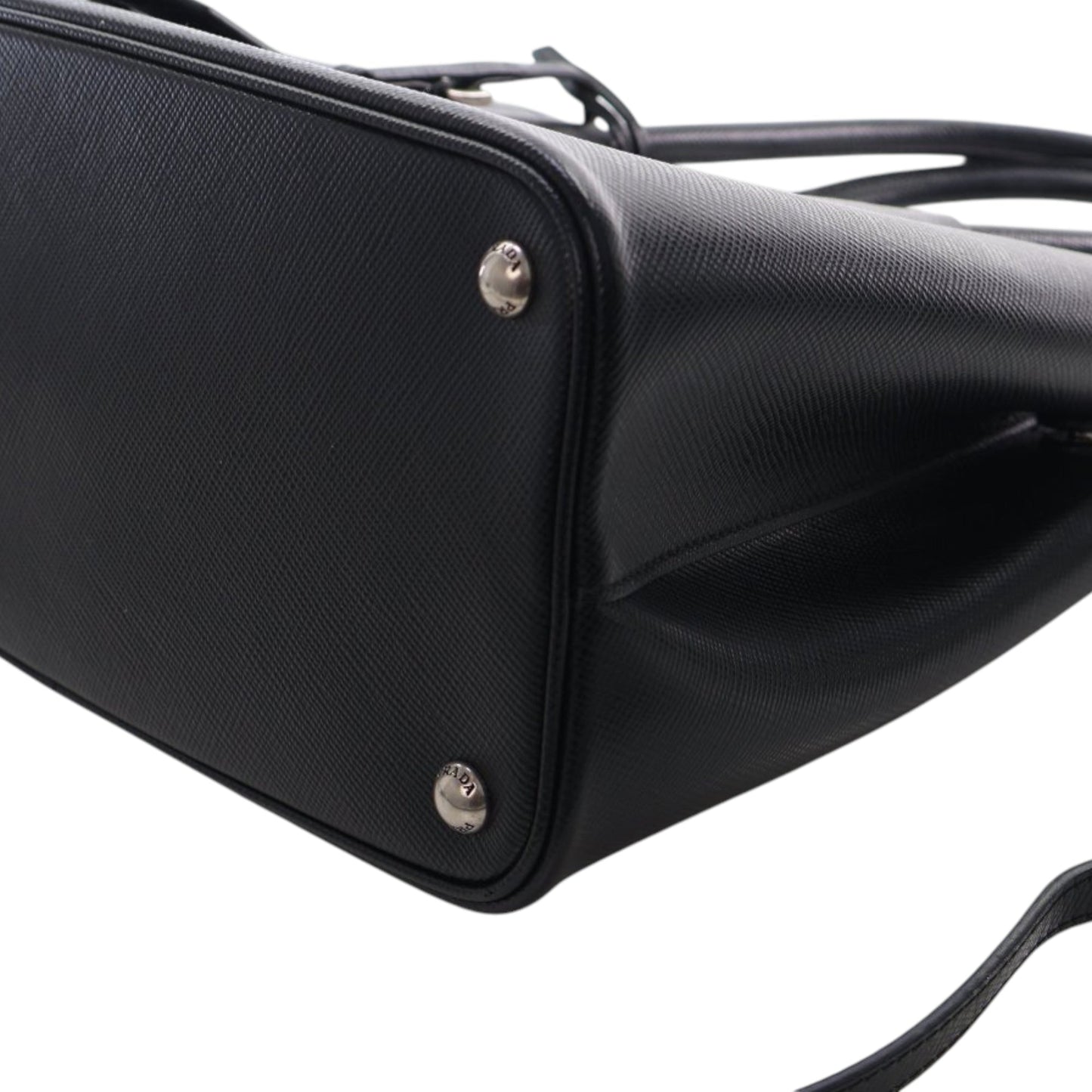 Prada Medium Saffiano Cuir Double Satchel