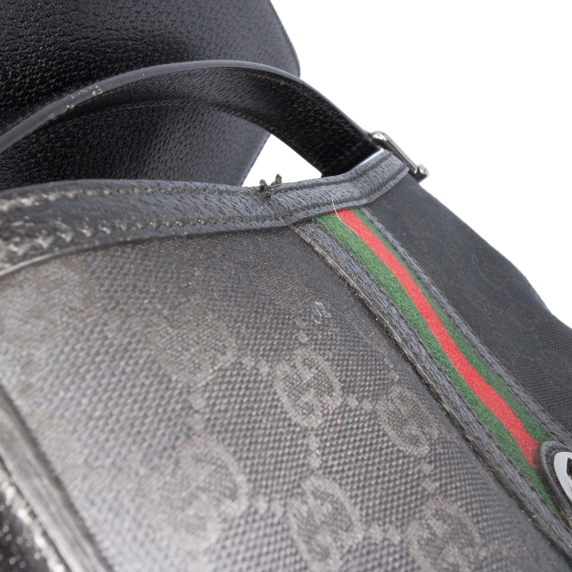 Gucci Small GG Canvas Web Treasure Shoulder Bag