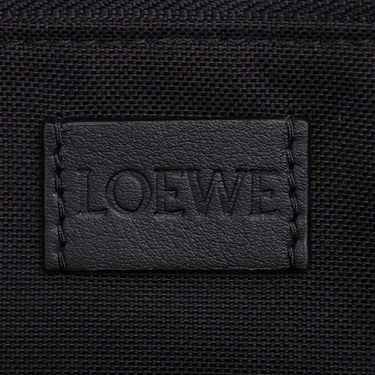 LOEWE Medium Canvas and Suede Flex Messenger Bag — Brown