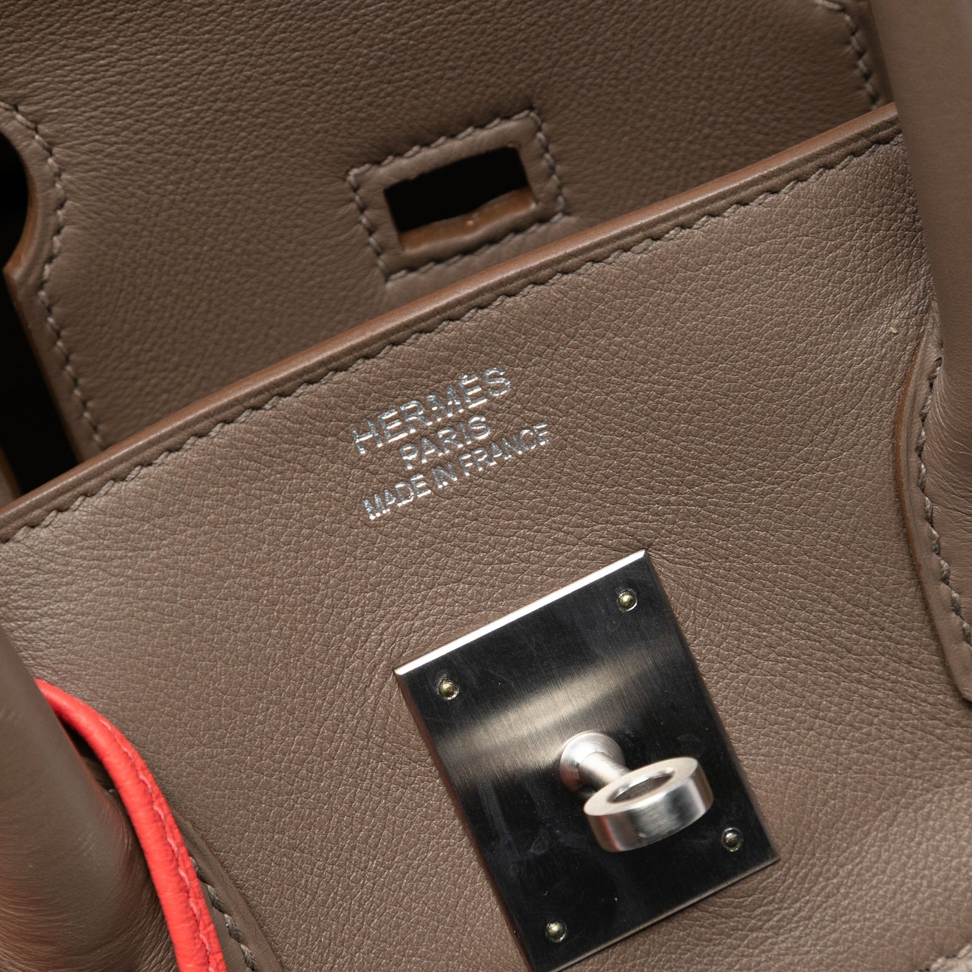 Hermès Tricolor Clemence and Swift Birkin Cascade Retourne 35