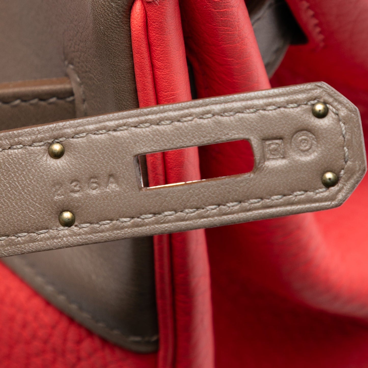 Hermès Tricolor Clemence and Swift Birkin Cascade Retourne 35