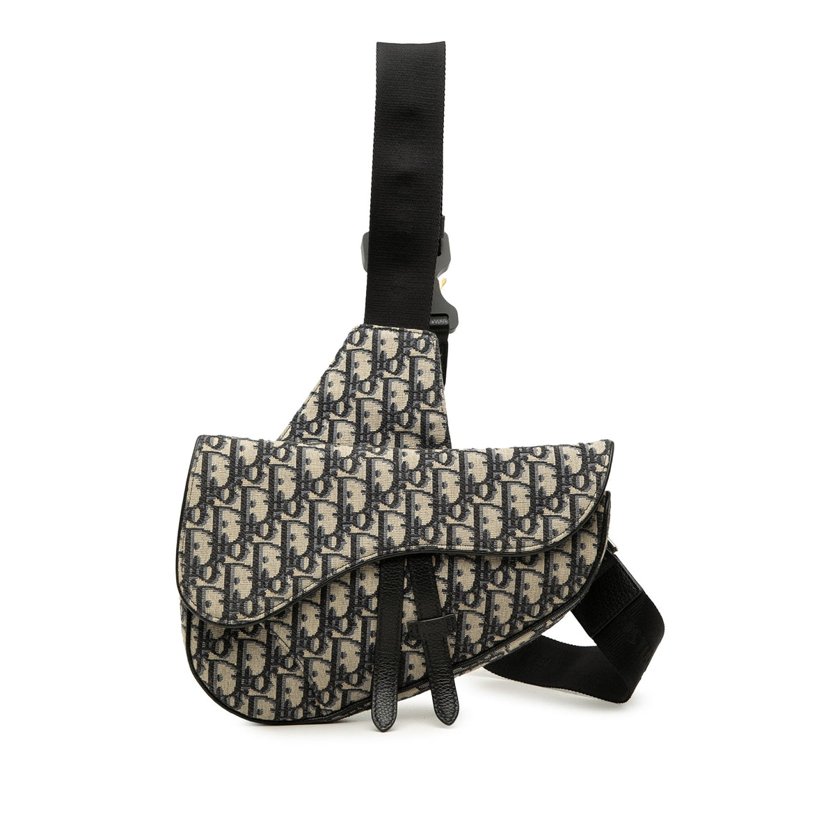 Dior Oblique Canvas Saddle Crossbody