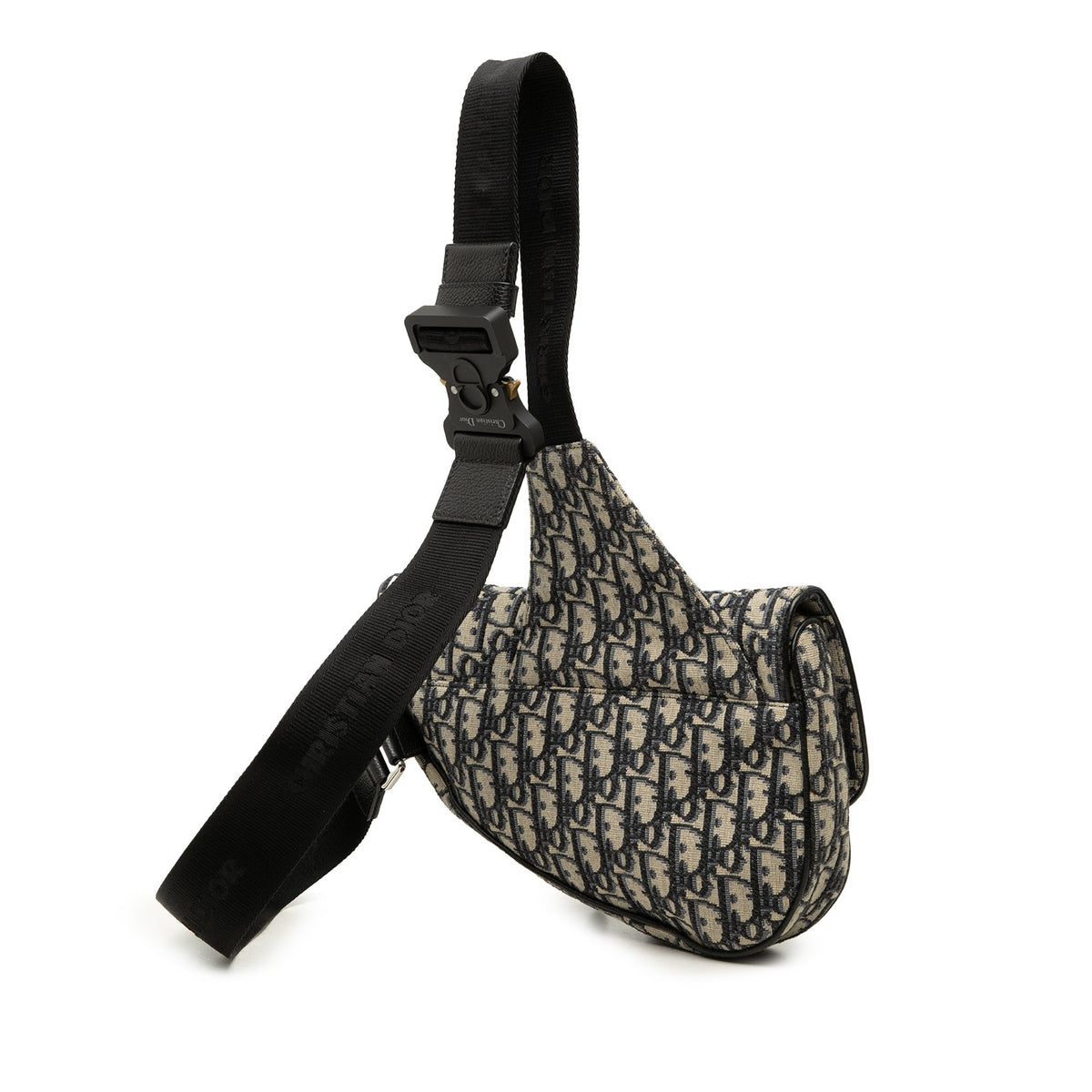 Dior Oblique Canvas Saddle Crossbody