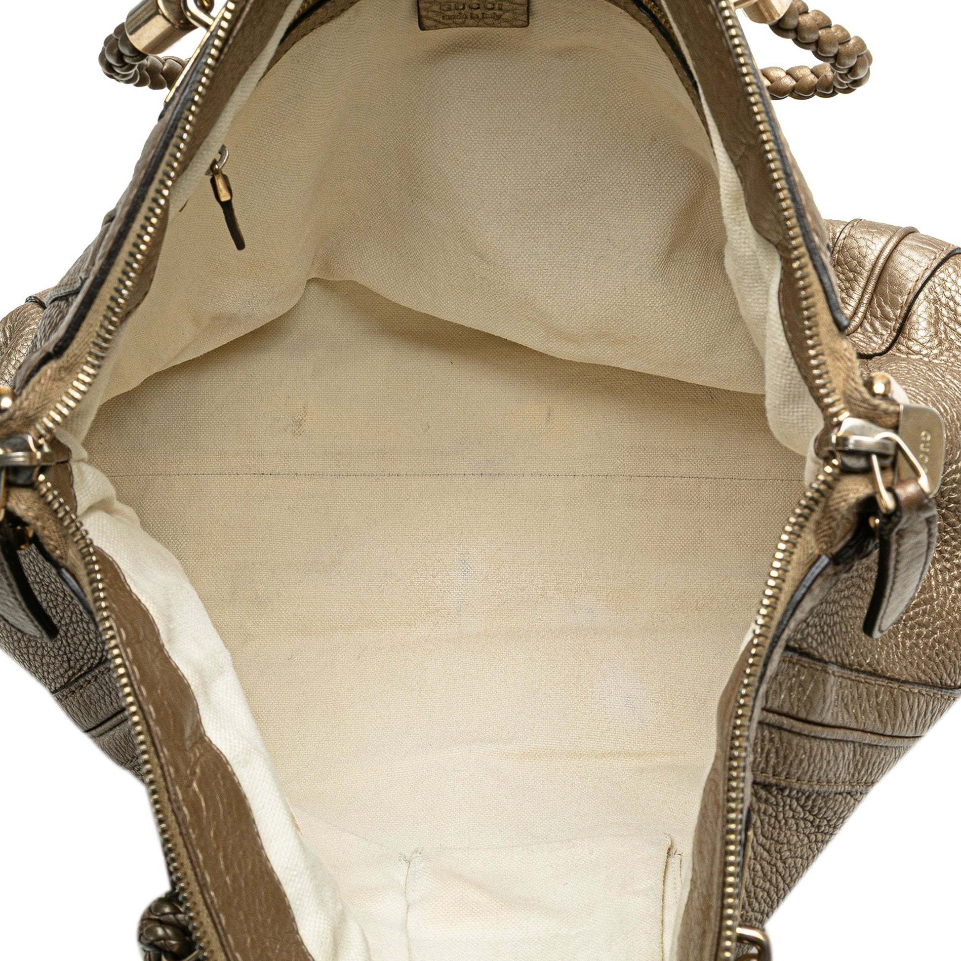 Gucci Large Leather Bella Tote
