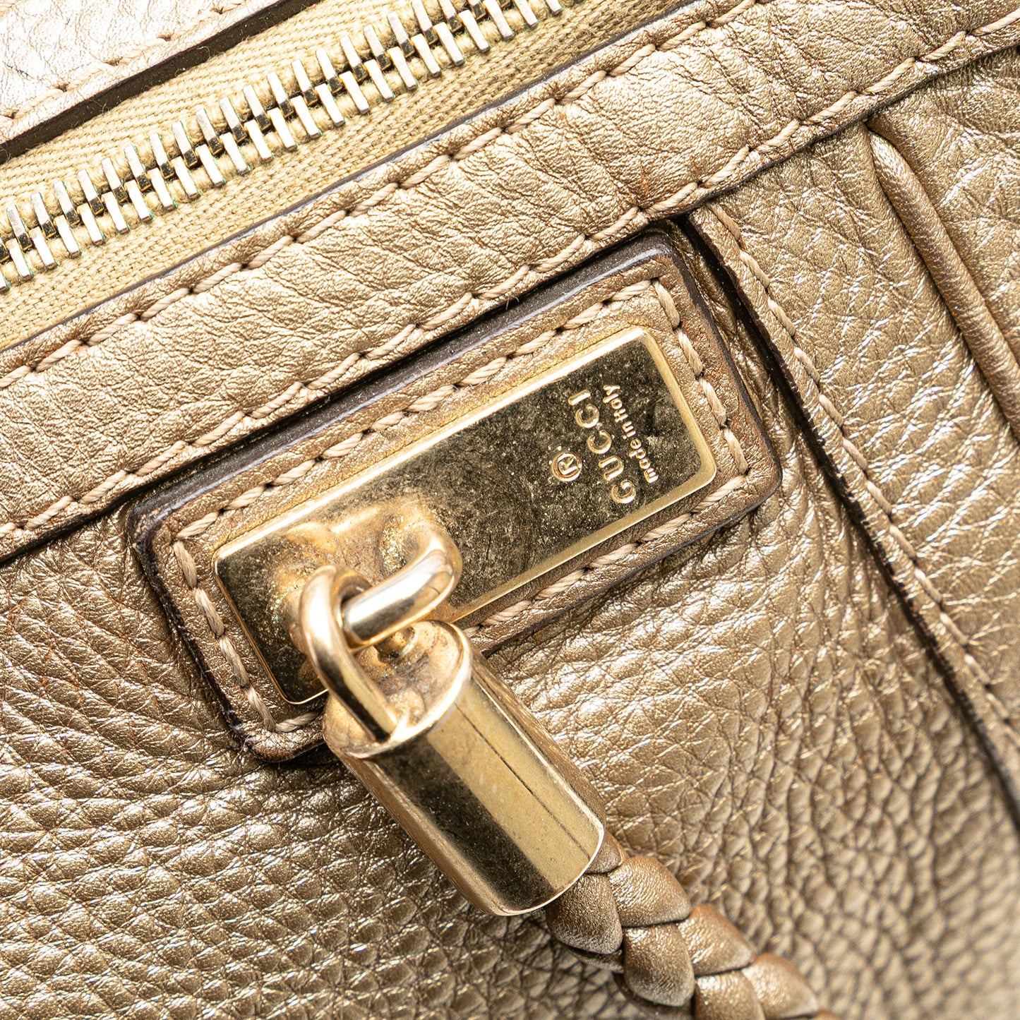 Gucci Large Leather Bella Tote