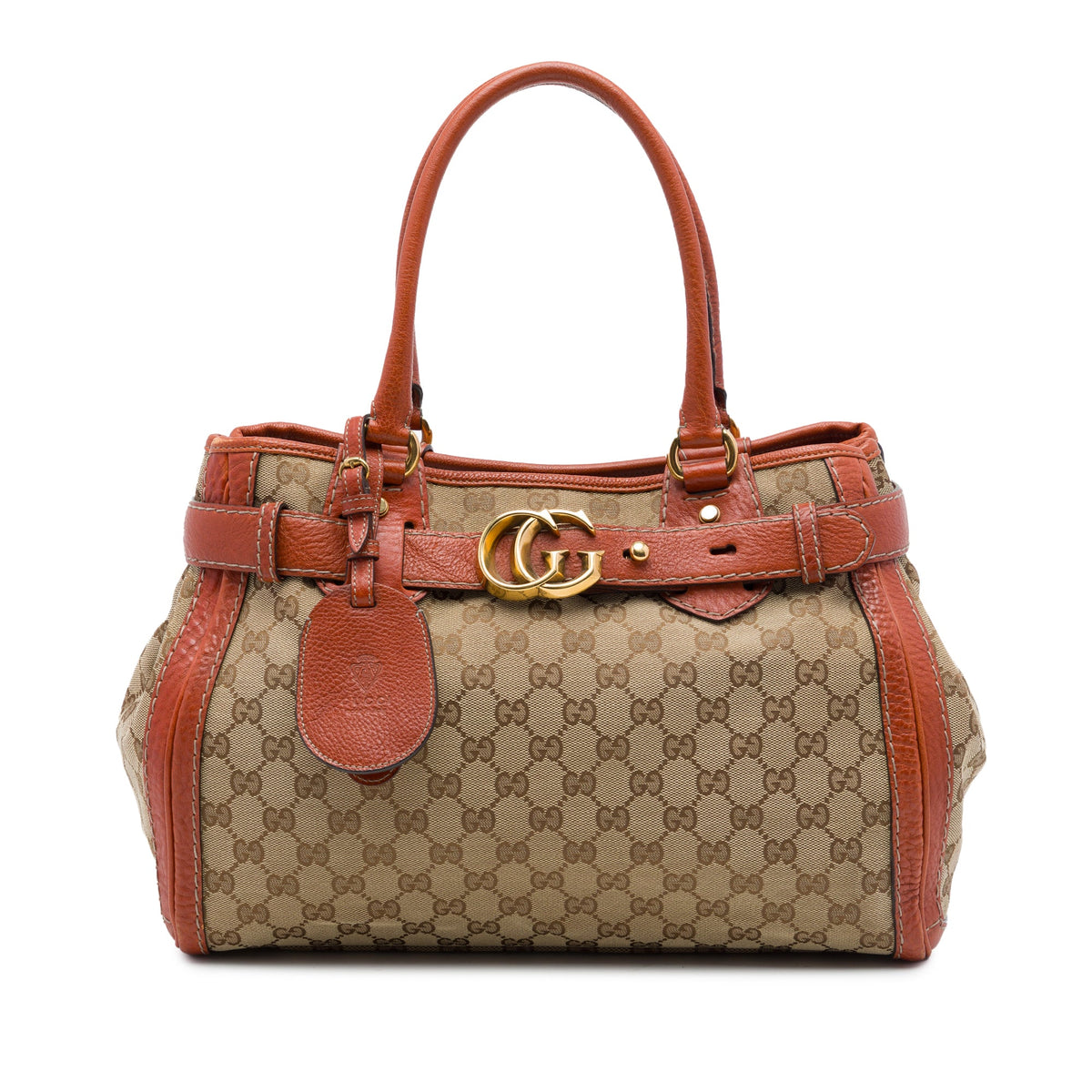 Gucci GG Canvas Running Tote — Beige