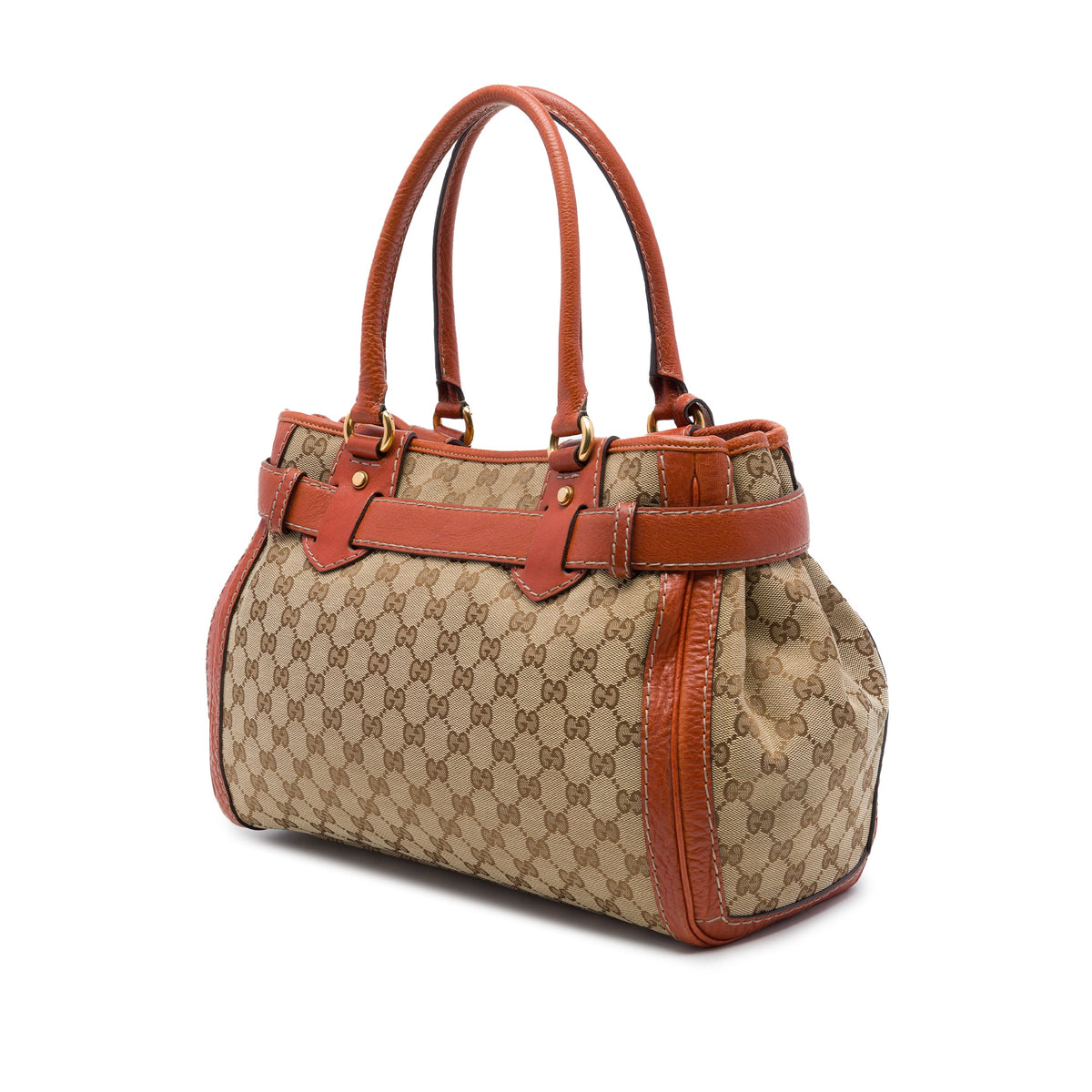 Gucci GG Canvas Running Tote — Beige