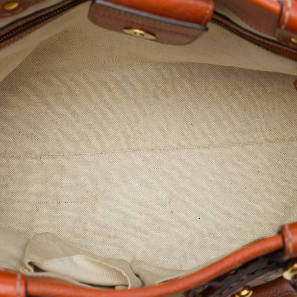 Gucci GG Canvas Running Tote — Beige
