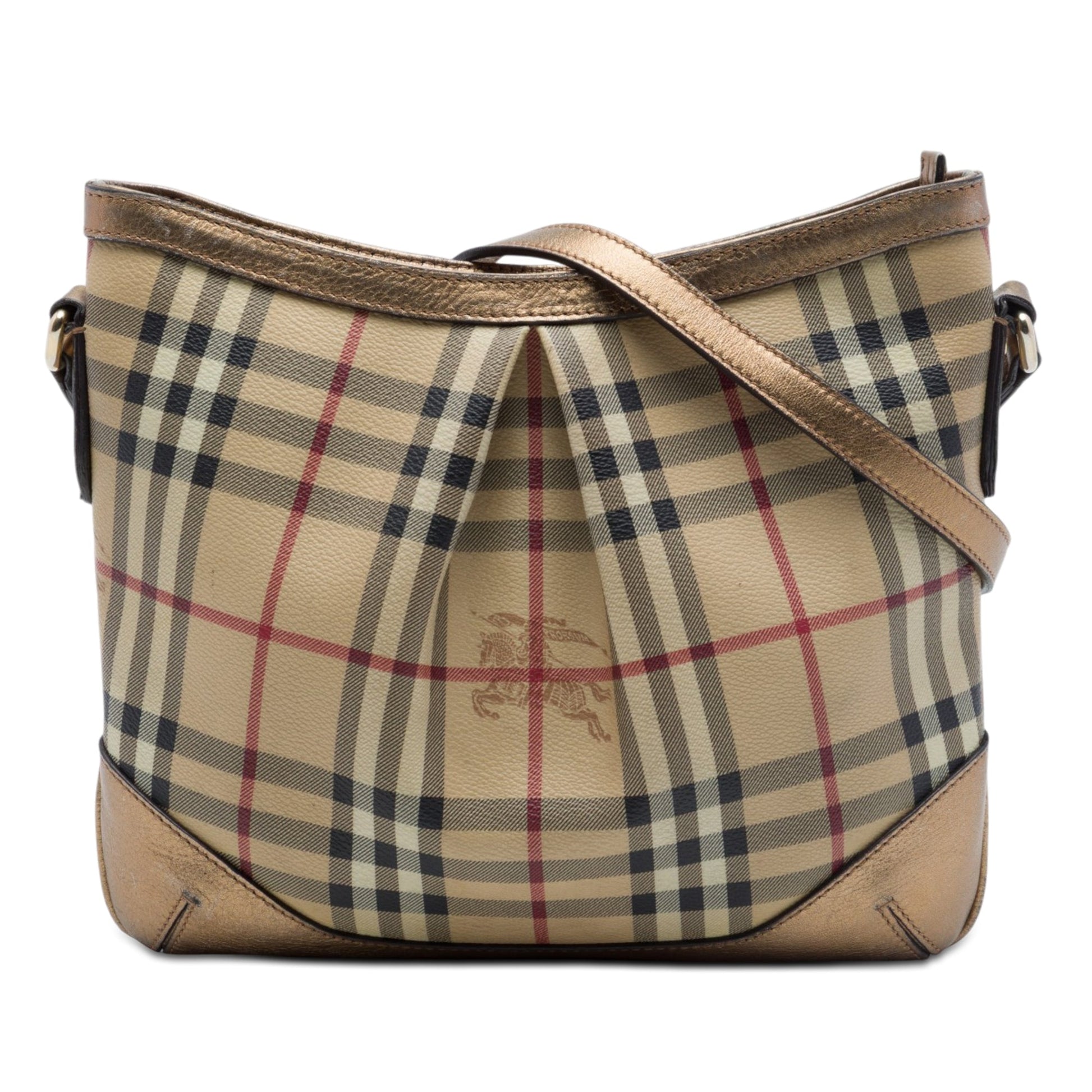 Burberry Haymarket Check Coated Canvas Hartham Crossbody