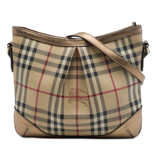 Burberry Haymarket Check Coated Canvas Hartham Crossbody