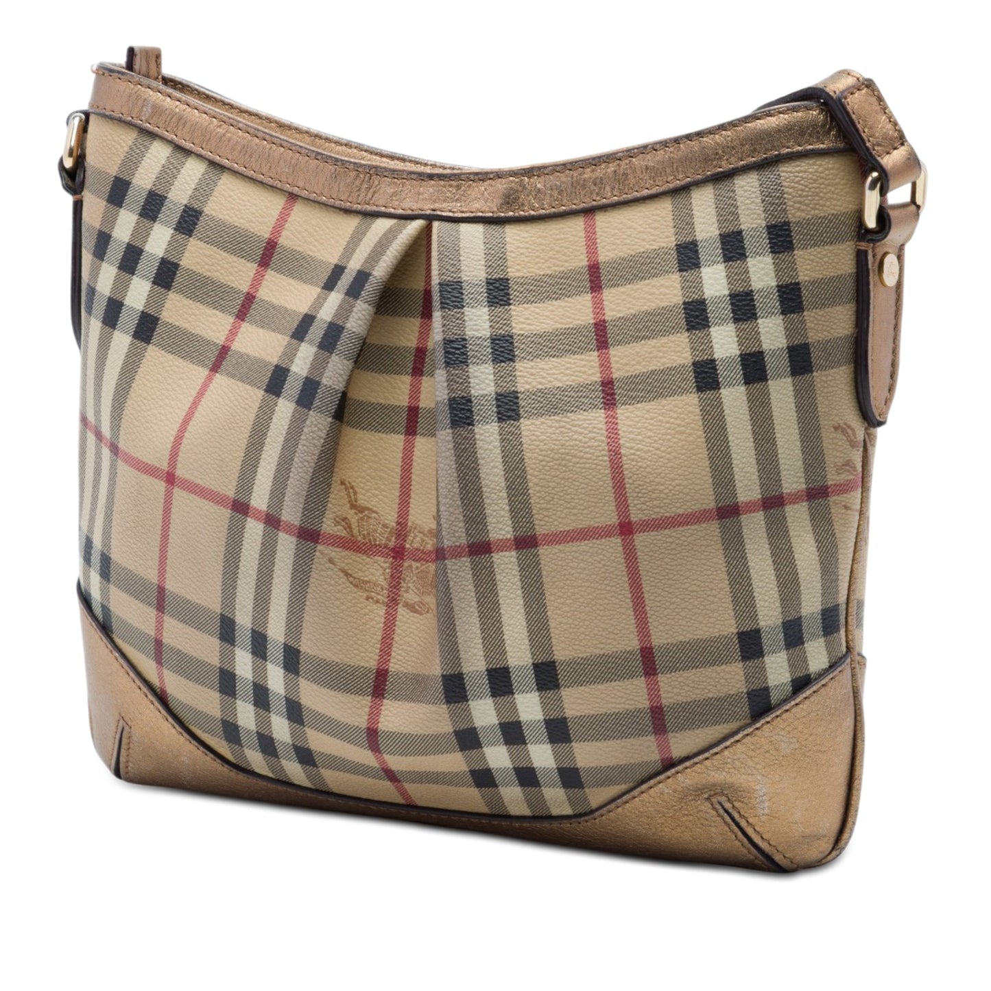 Burberry Haymarket Check Coated Canvas Hartham Crossbody