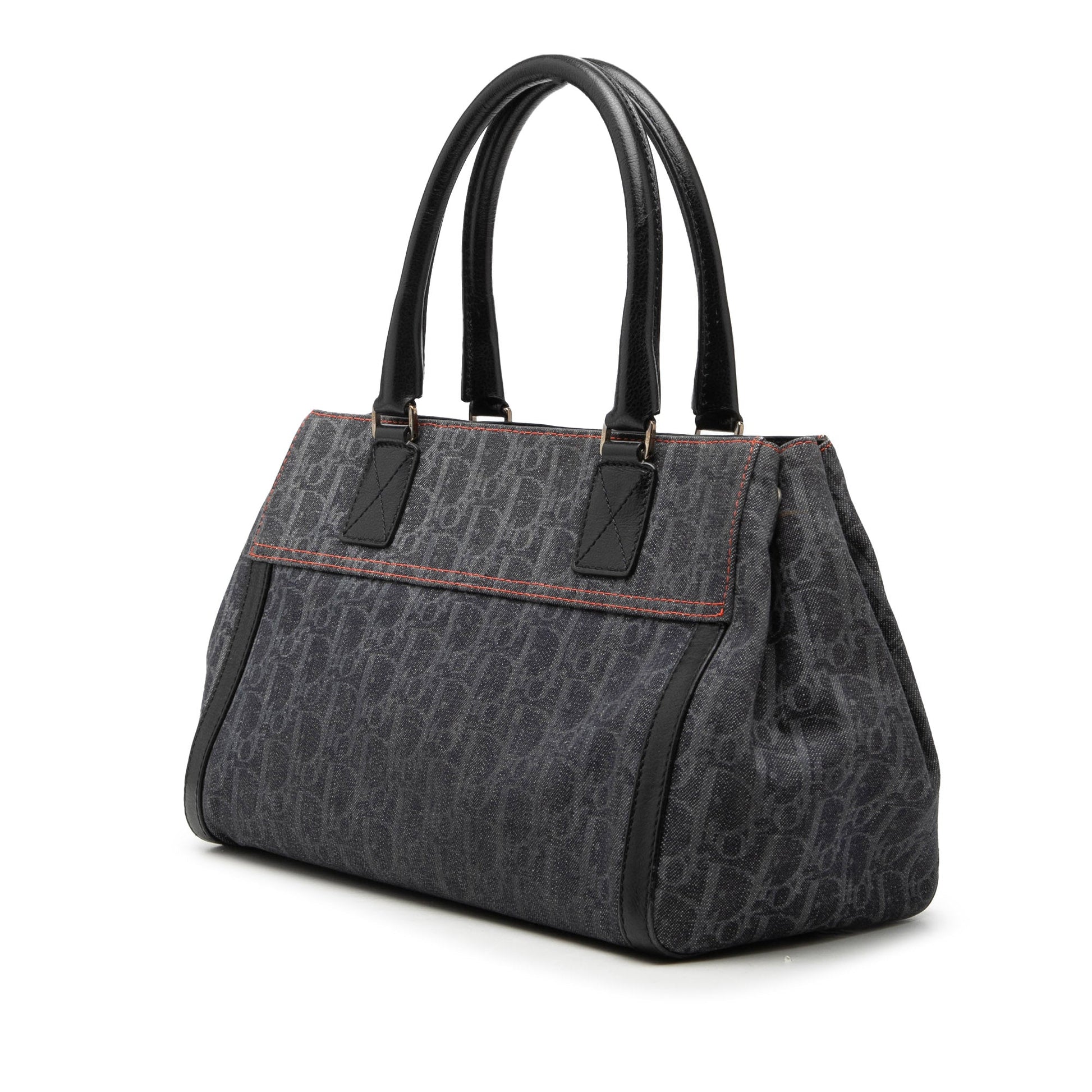 Dior Diorissimo Trotter Denim Flight Handle Bag