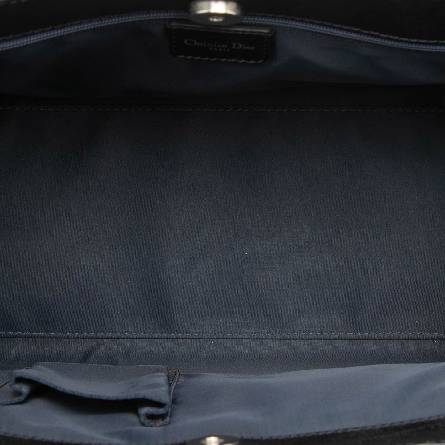 Dior Diorissimo Trotter Denim Flight Handle Bag