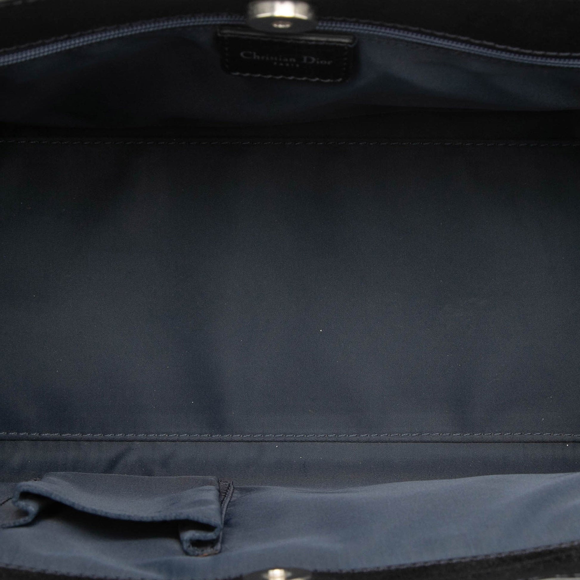 Dior Diorissimo Trotter Denim Flight Handle Bag