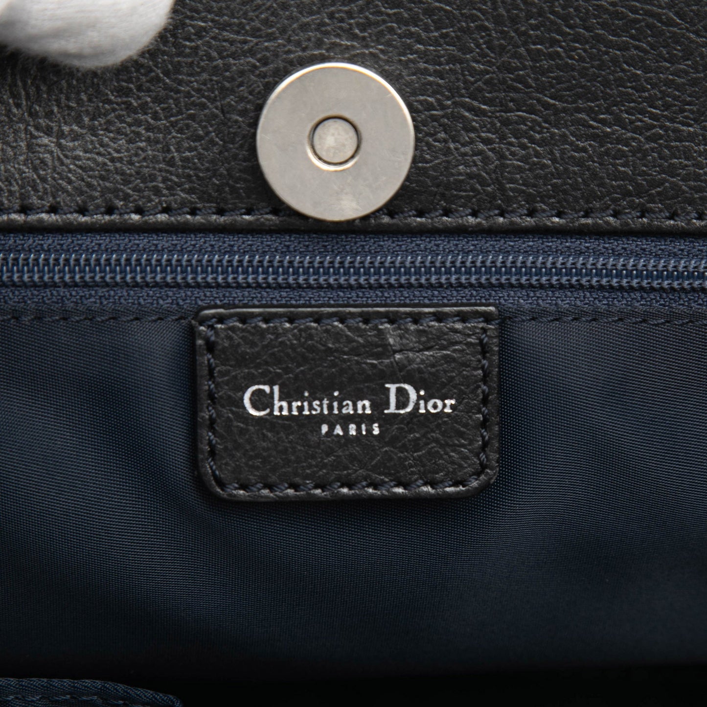 Dior Diorissimo Trotter Denim Flight Handle Bag
