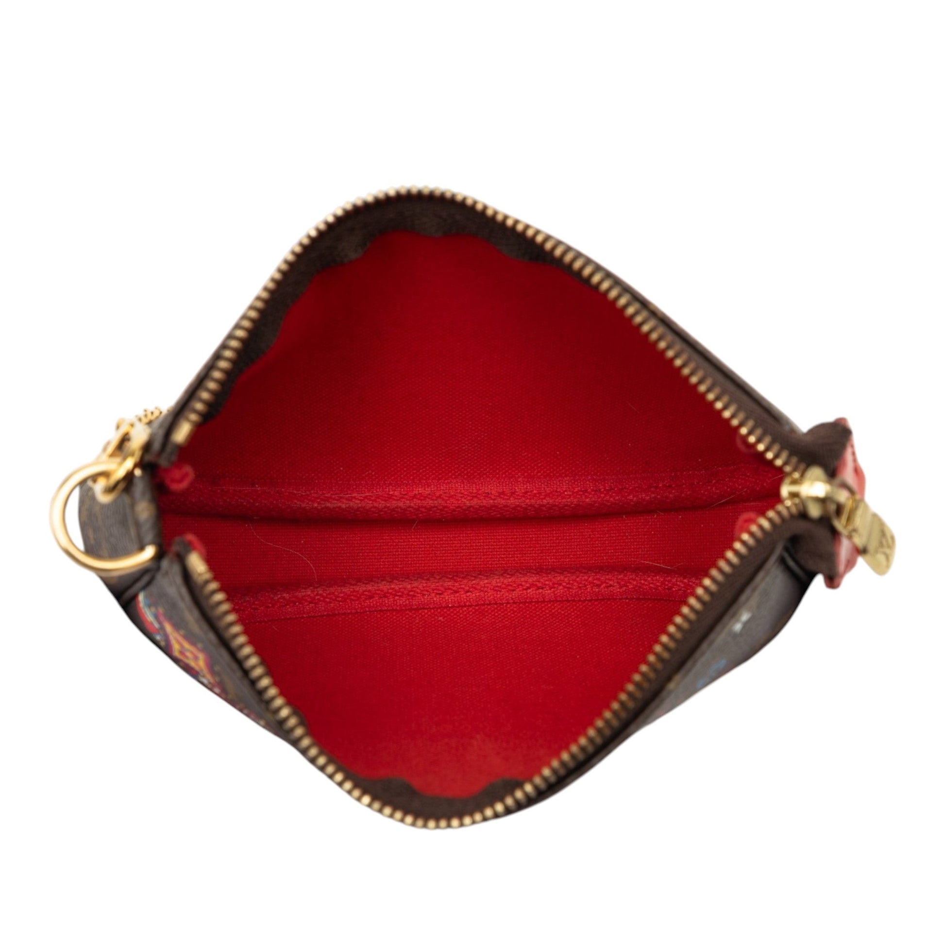 Louis Vuitton Monogram Vivienne Christmas Mini Pochette Accessoires