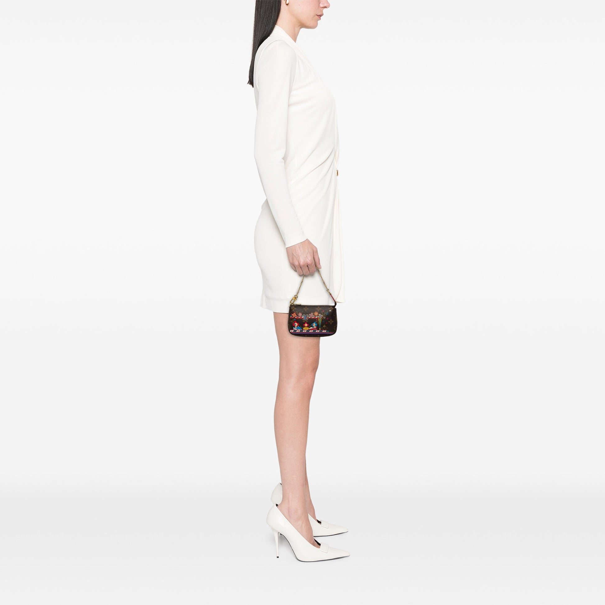 Louis Vuitton Monogram Vivienne Christmas Mini Pochette Accessoires