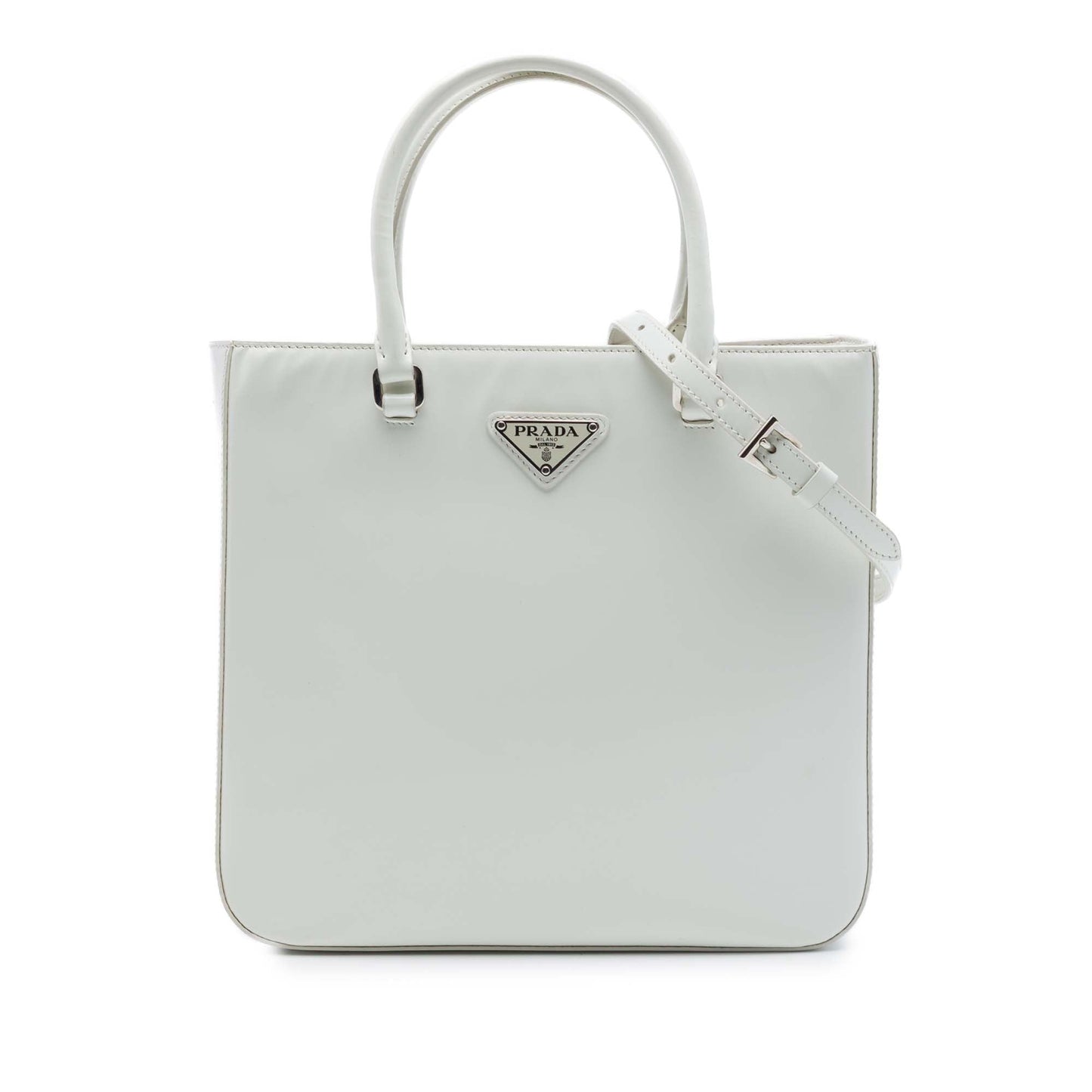Prada Medium Spazzolato Leather Satchel
