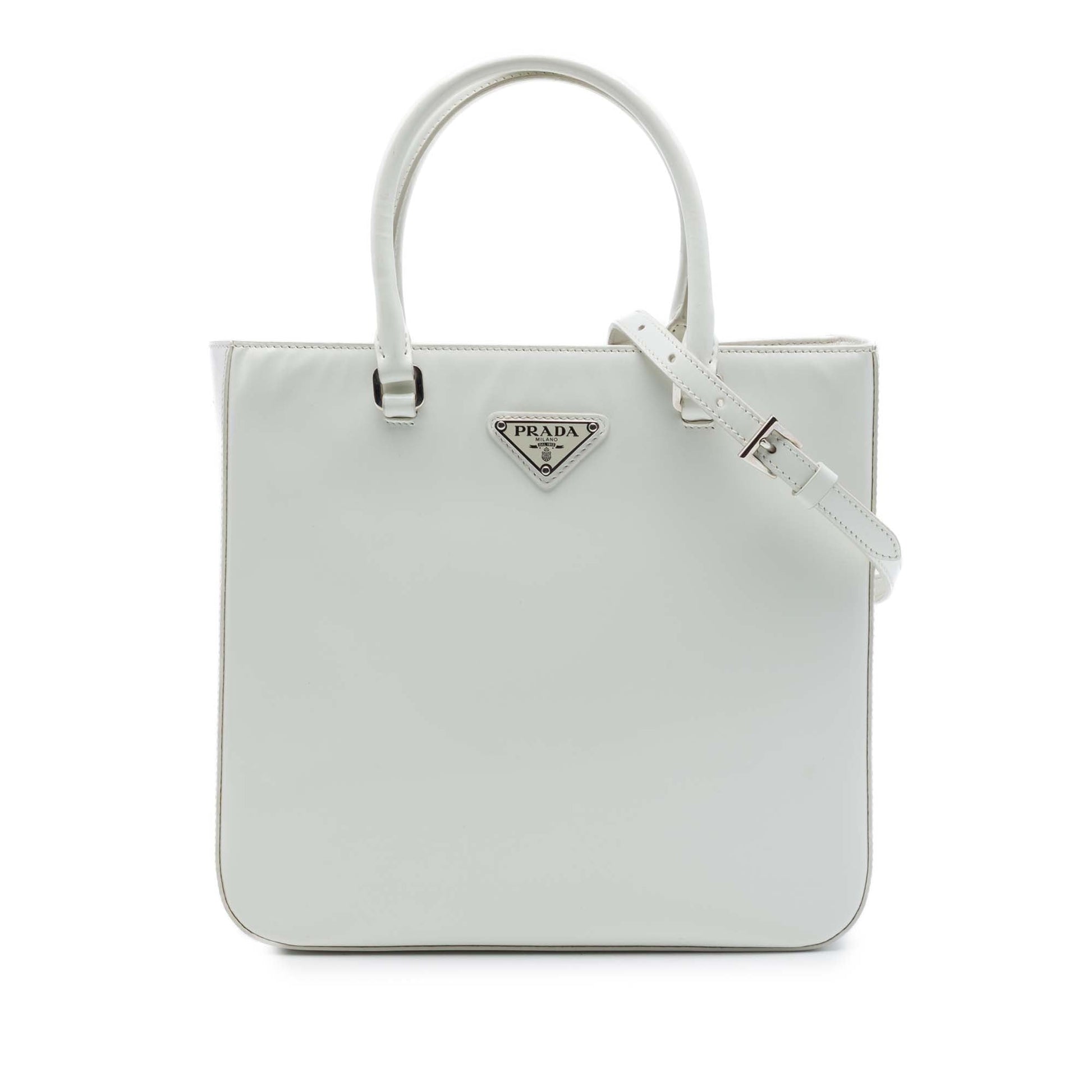 Prada Medium Spazzolato Leather Satchel