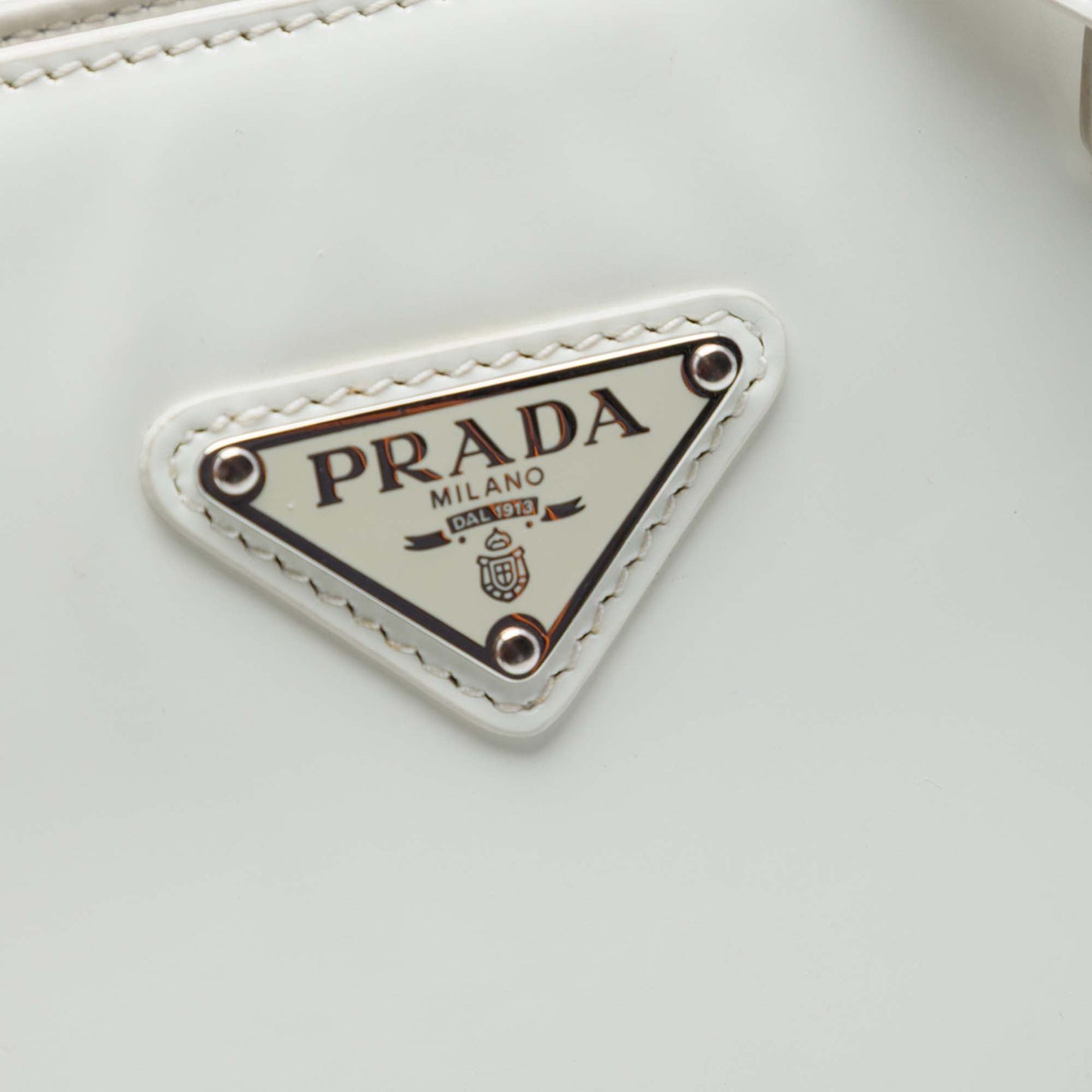 Prada Medium Spazzolato Leather Satchel