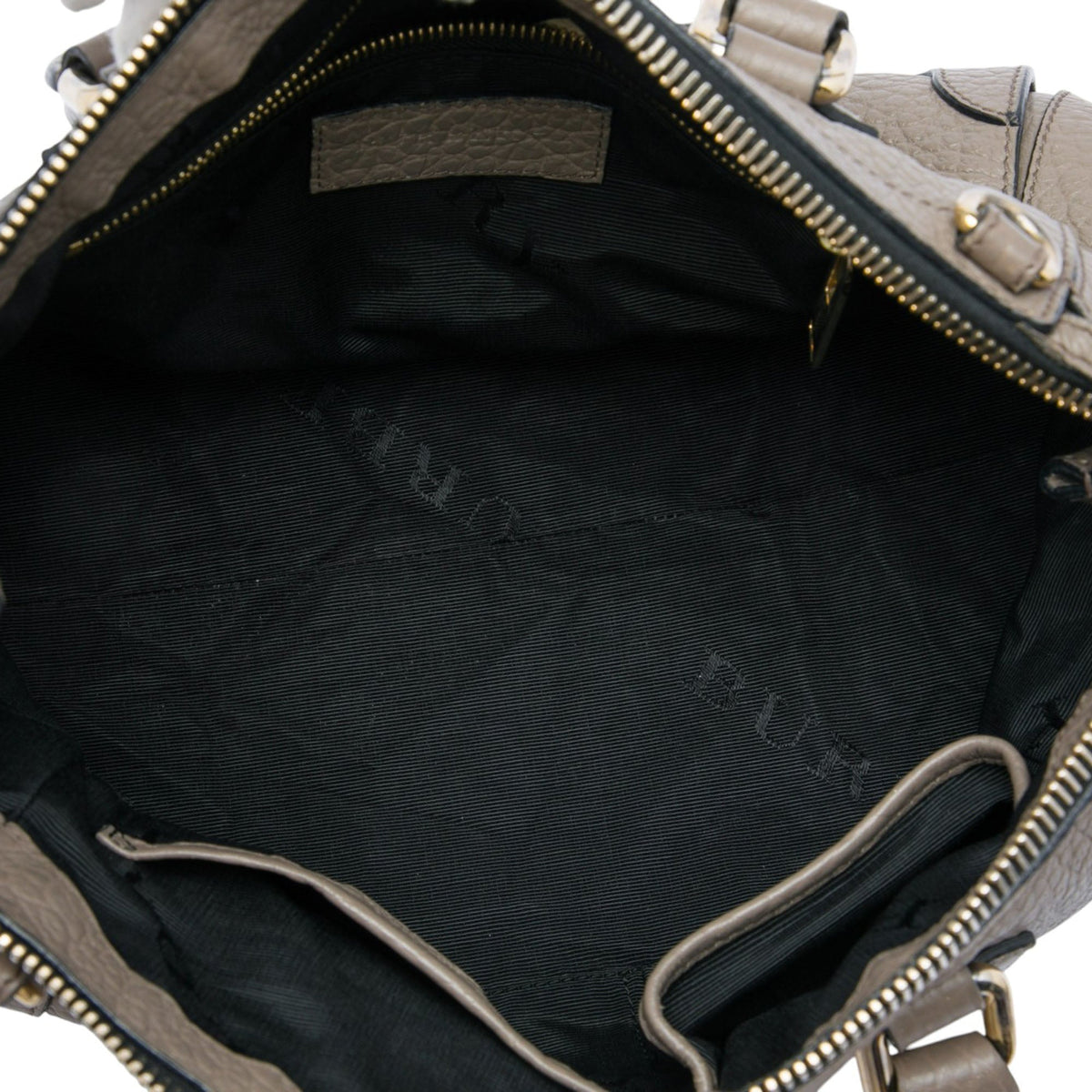 Burberry Small Grained Leather Heritage Gladstone Satchel
