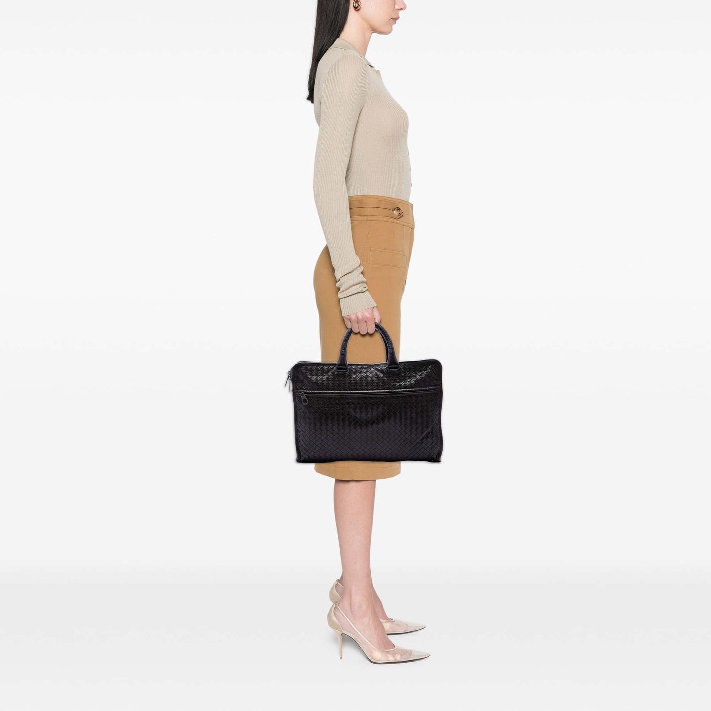 Bottega Veneta Nappa Intrecciato Business Bag