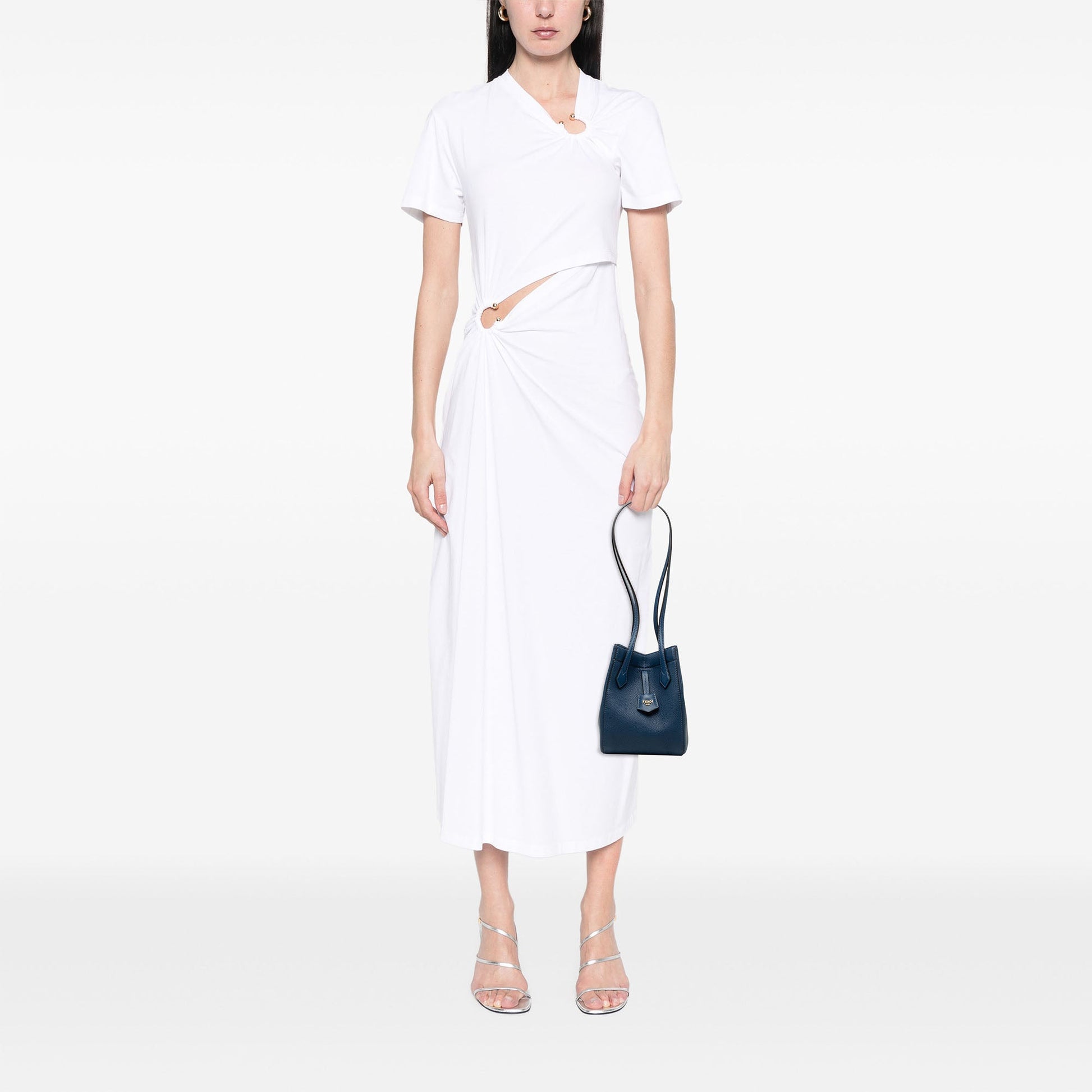 Fendi Mini Leather Origami Shoulder Bag