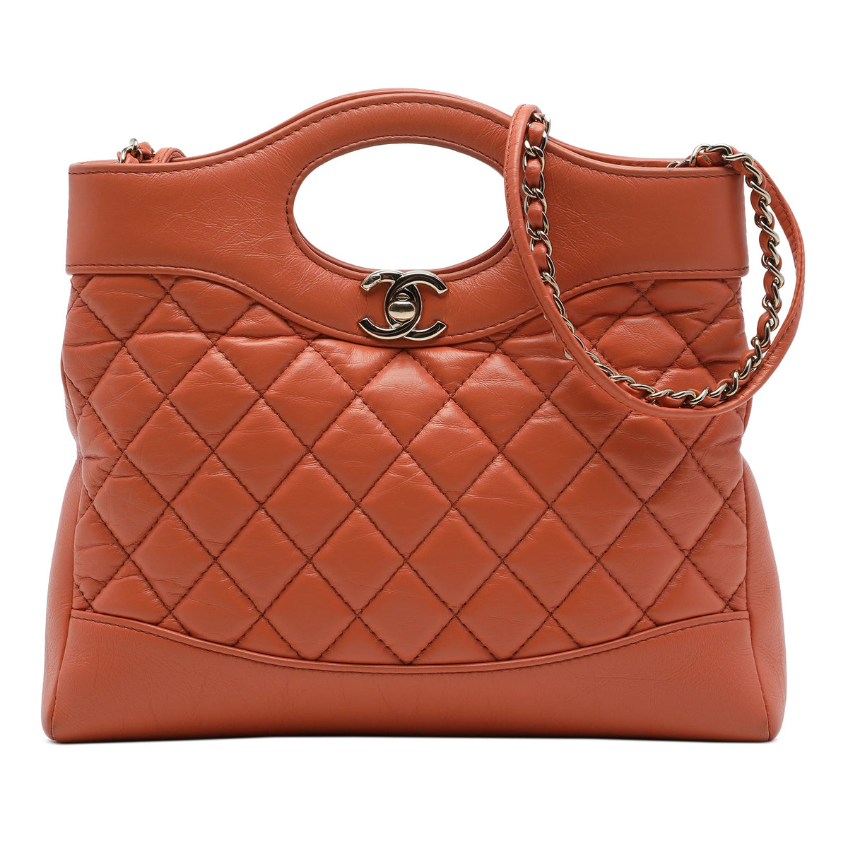 Chanel Mini Shiny Crumpled Calfskin 31 Shopping Bag