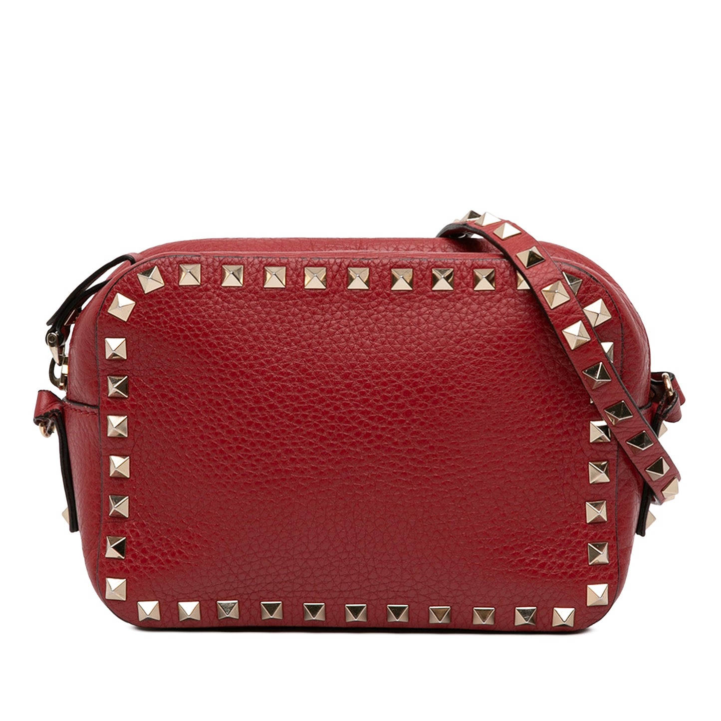 Valentino Grainy Calfskin Rockstud Camera Bag