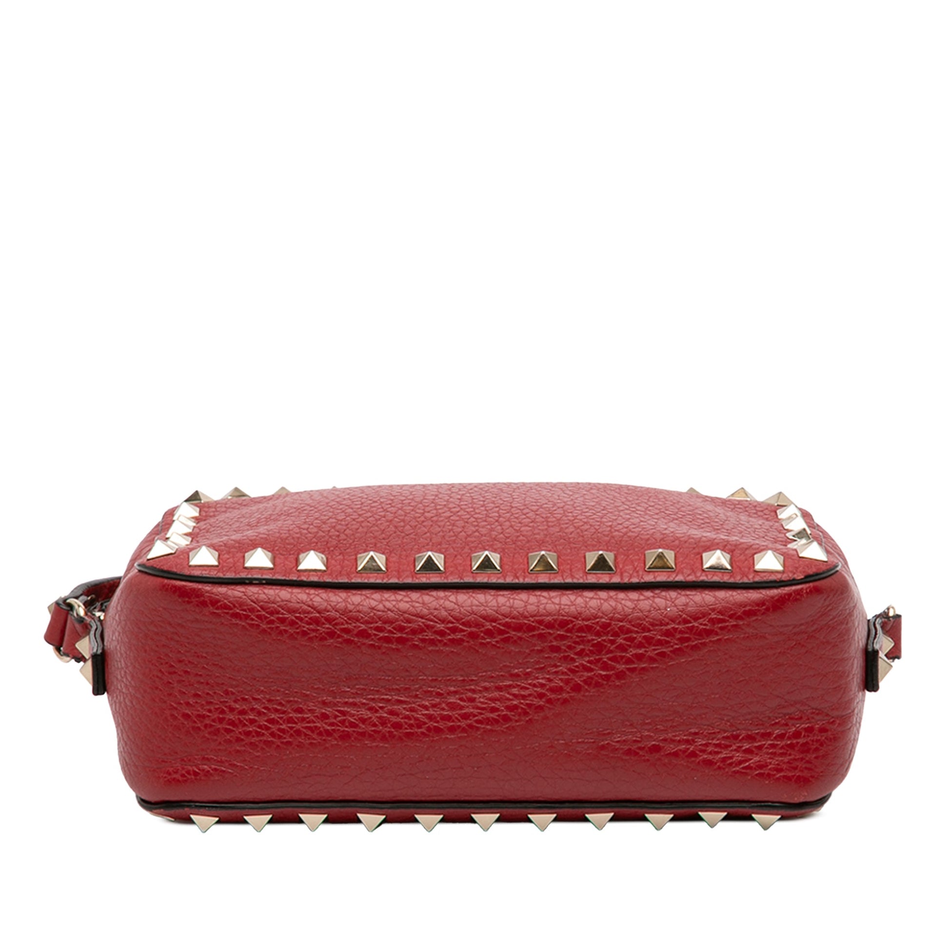 Valentino Grainy Calfskin Rockstud Camera Bag